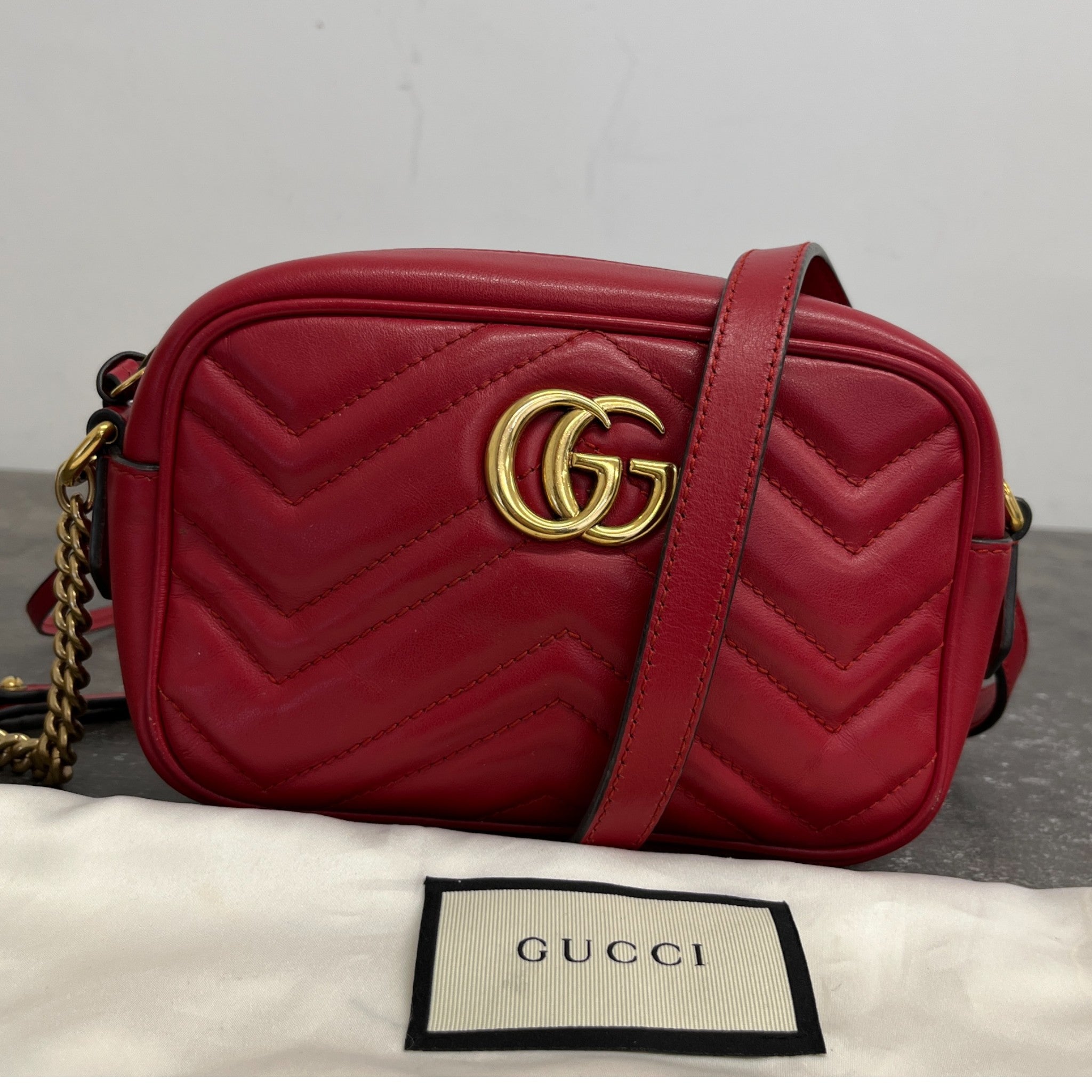 Women's Gg Marmont Bag Red