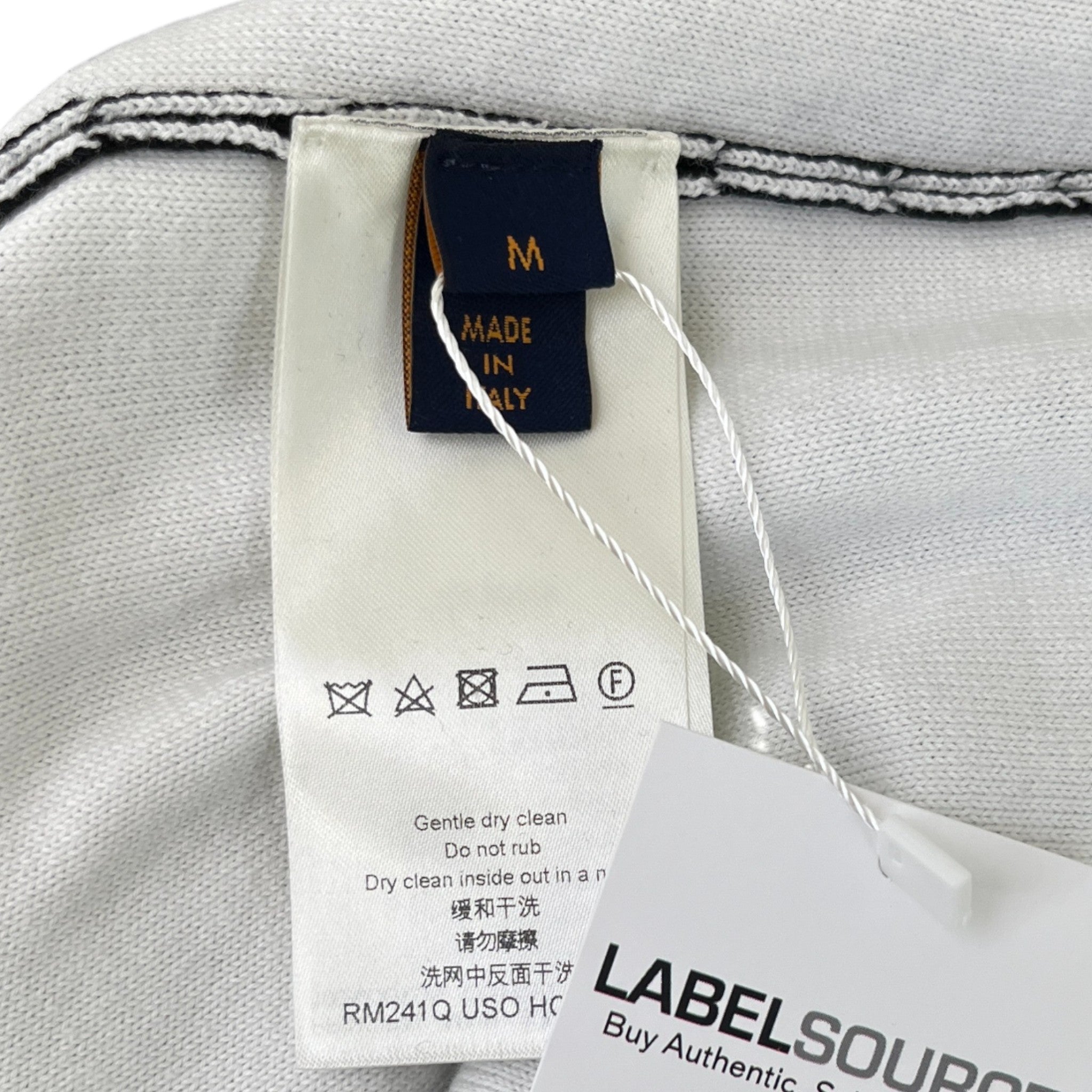 Men's Gradient Monogram Sweatshirt Black Size M