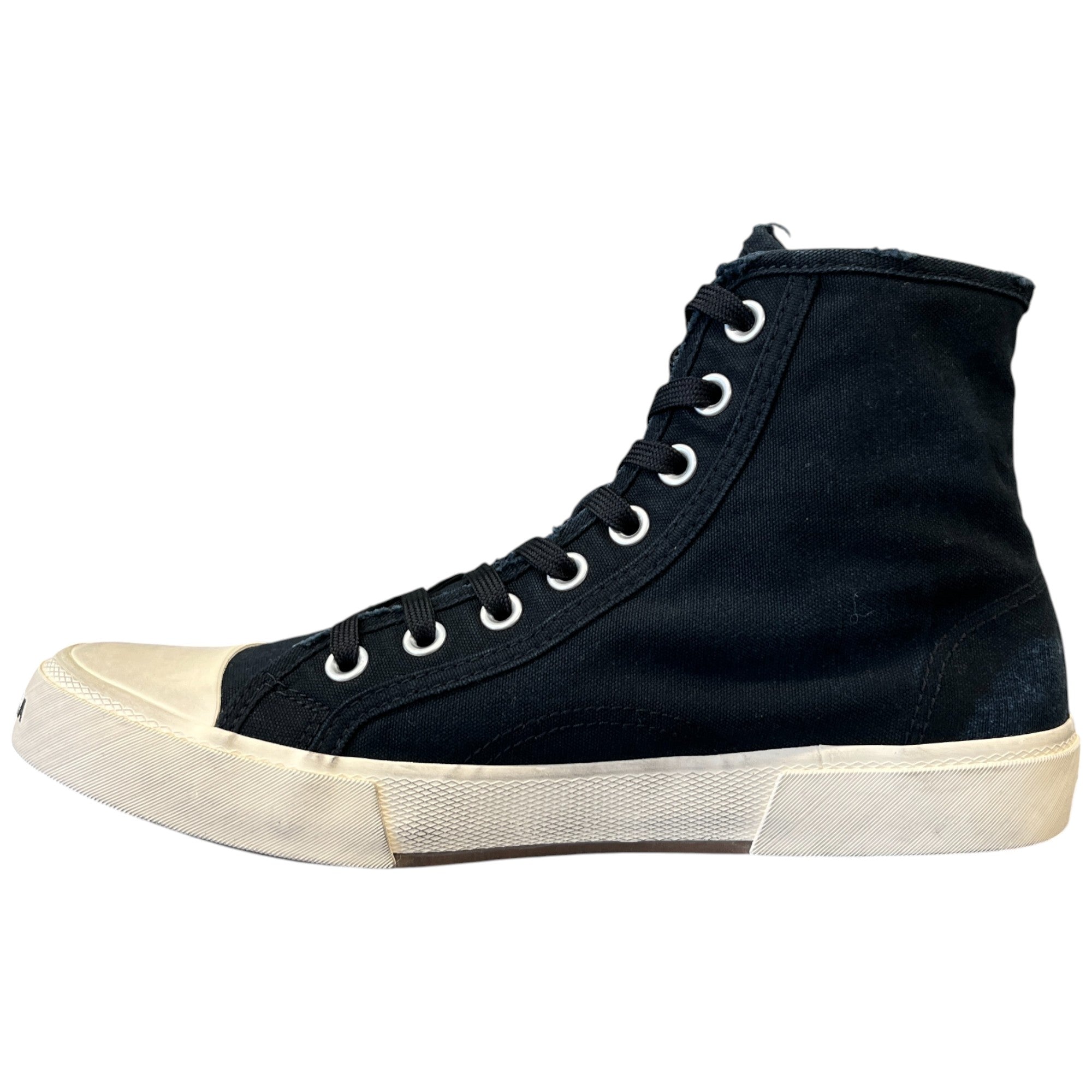 Men's Paris Destroyed High Trainers Black Size EU 41 / UK 7