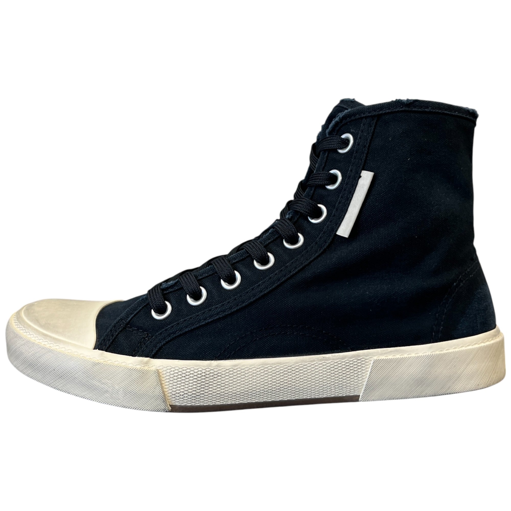 Men's Paris Destroyed High Trainers Black Size EU 41 / UK 7