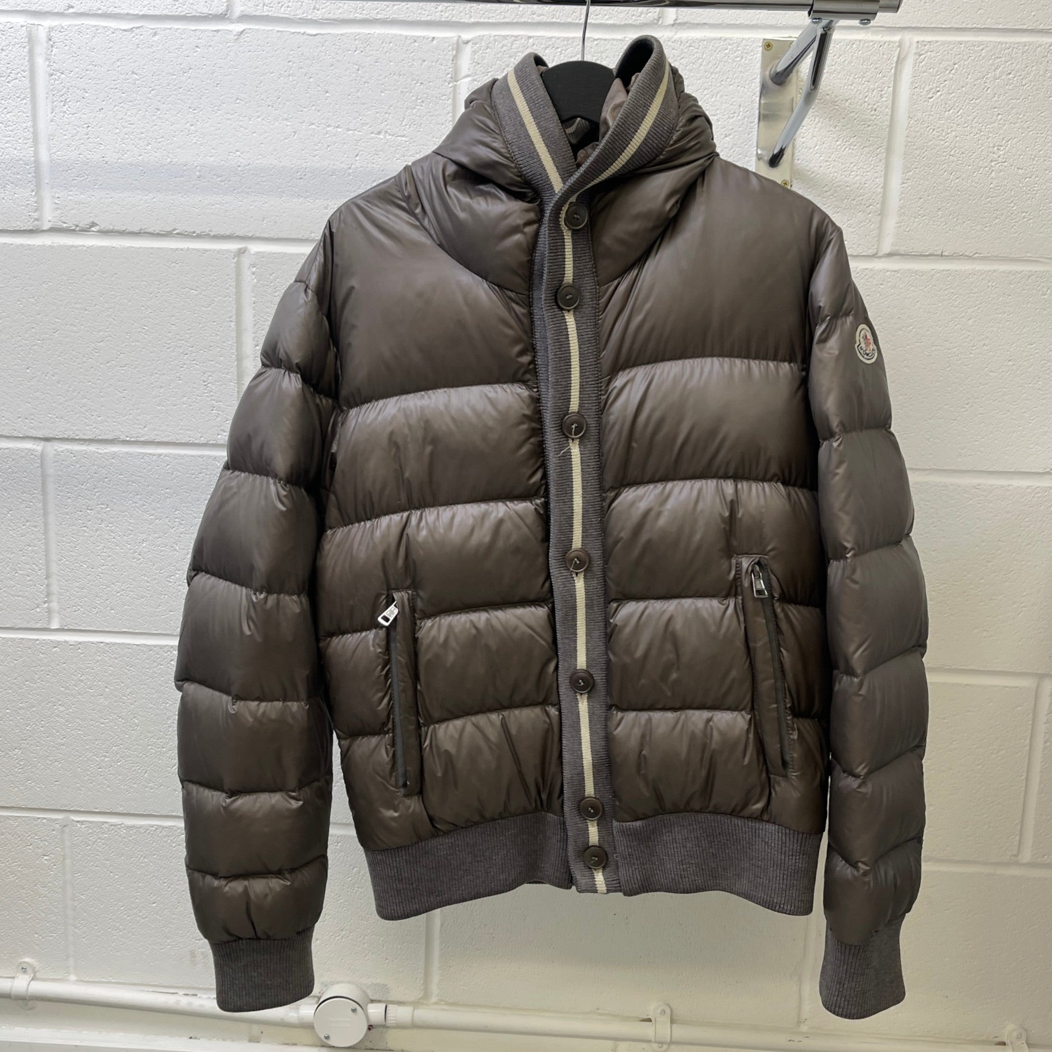 Men's Cesar Down Jacket Grey Size 2 / M