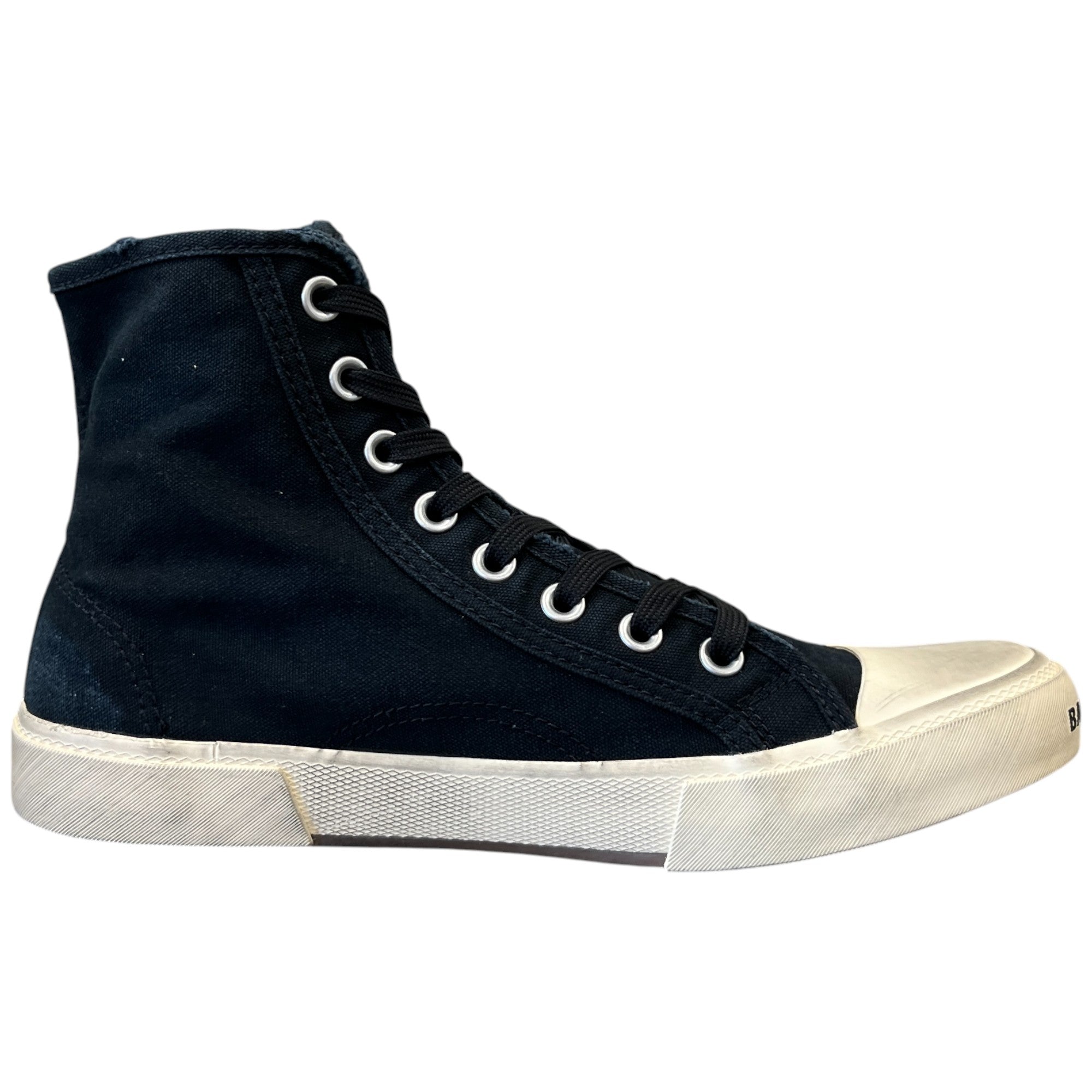 Men's Paris Destroyed High Trainers Black Size EU 41 / UK 7