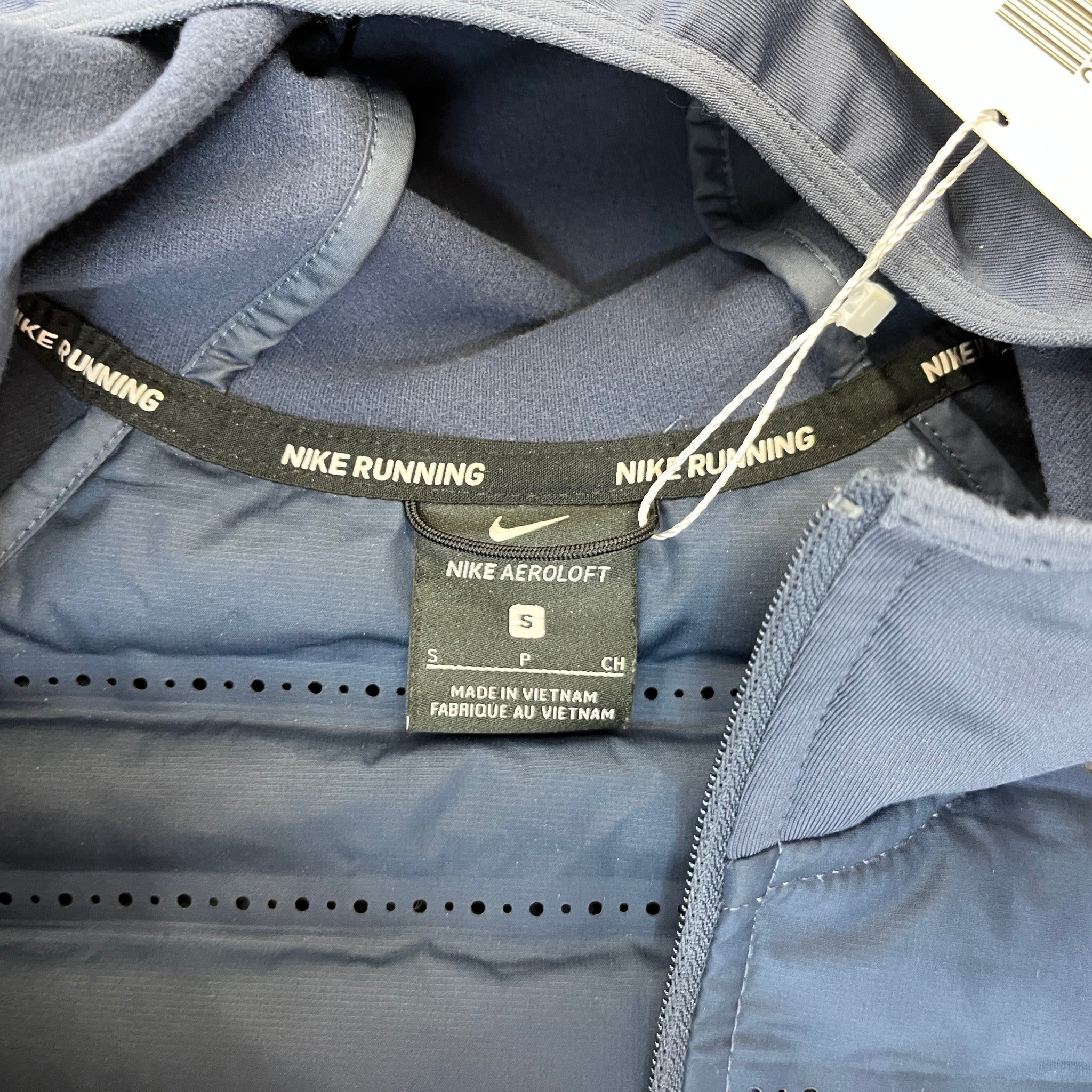Men's Aeroloft Padded Hybrid Jacket Blue Size S