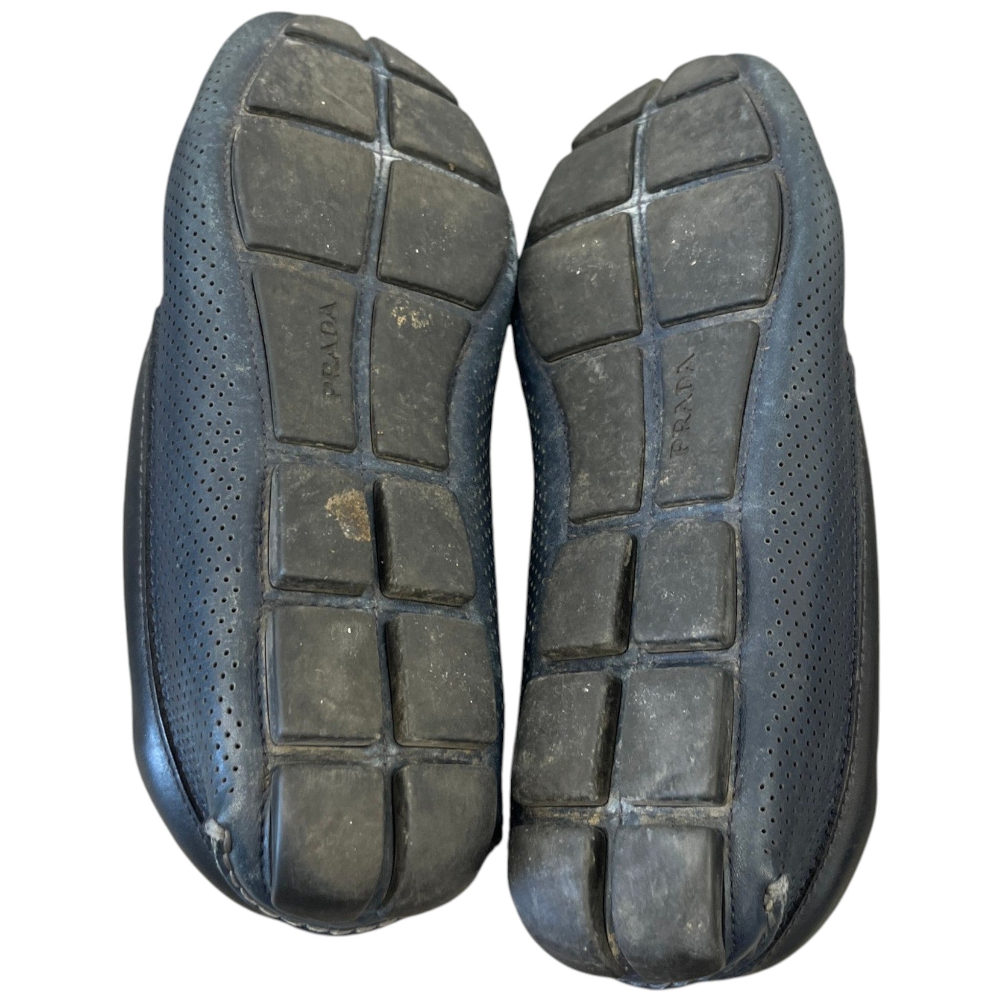Men's Perforated Loafers Navy Size EU 42 / UK 8