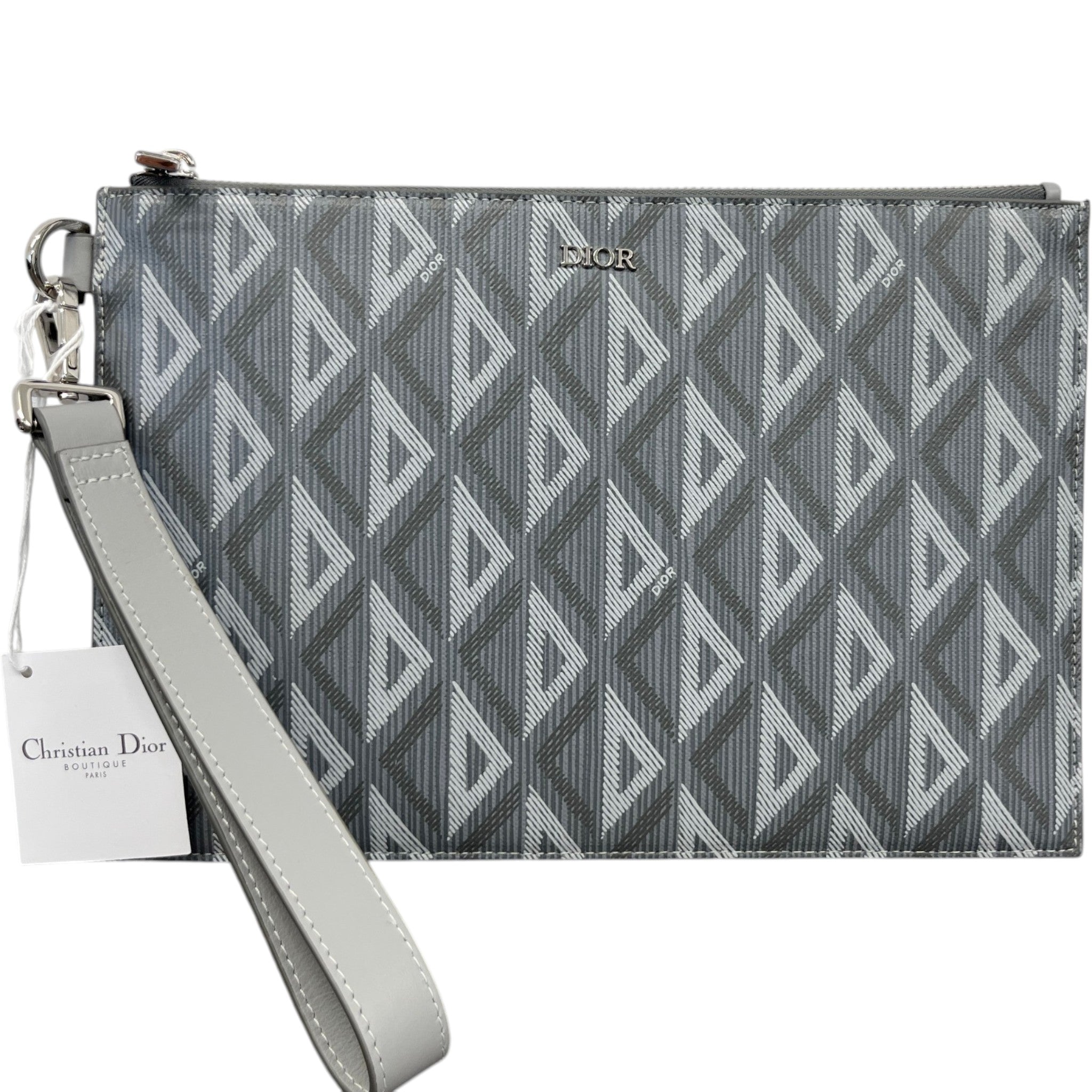 Men's Cd Diamond A5 Pouch Grey