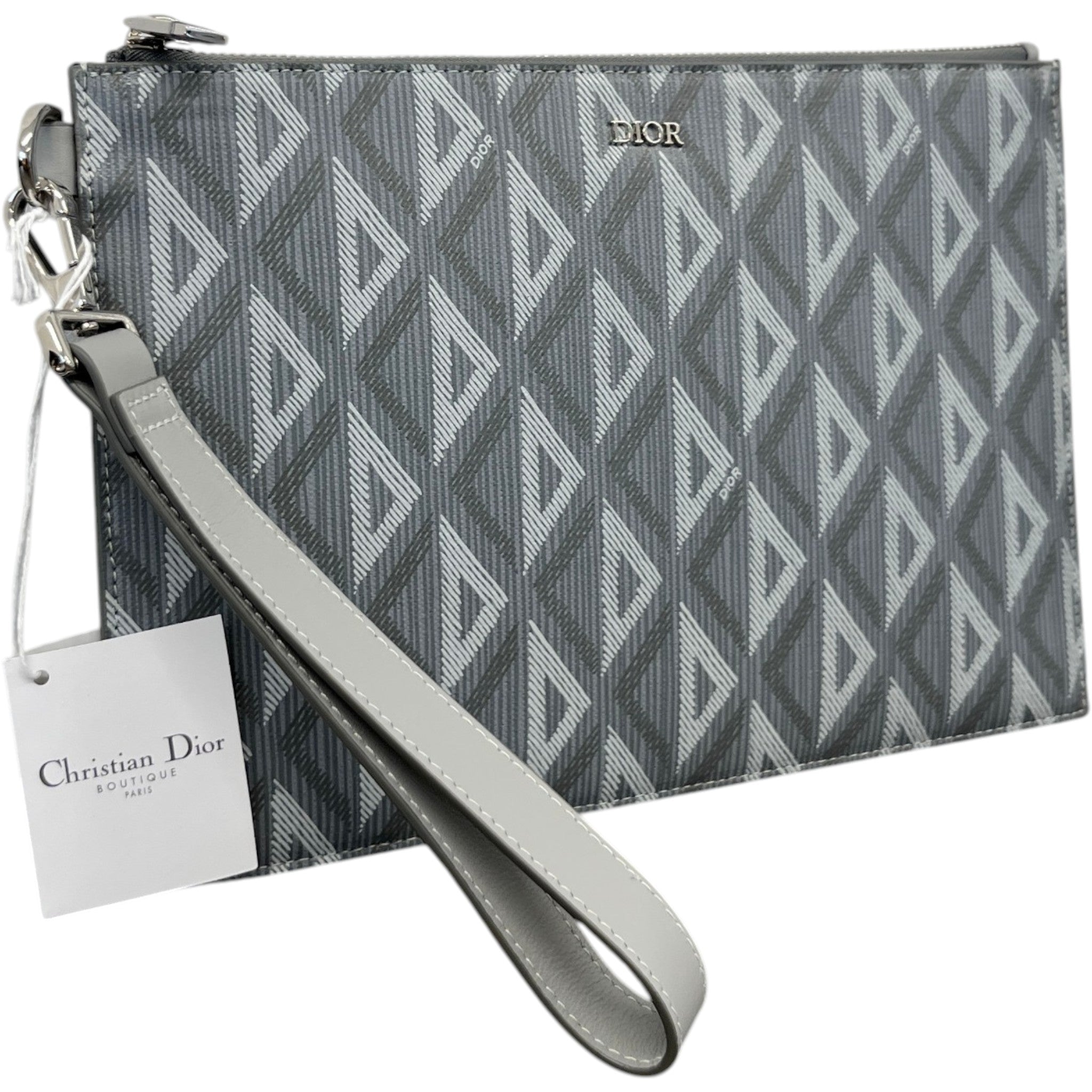 Men's Cd Diamond A5 Pouch Grey