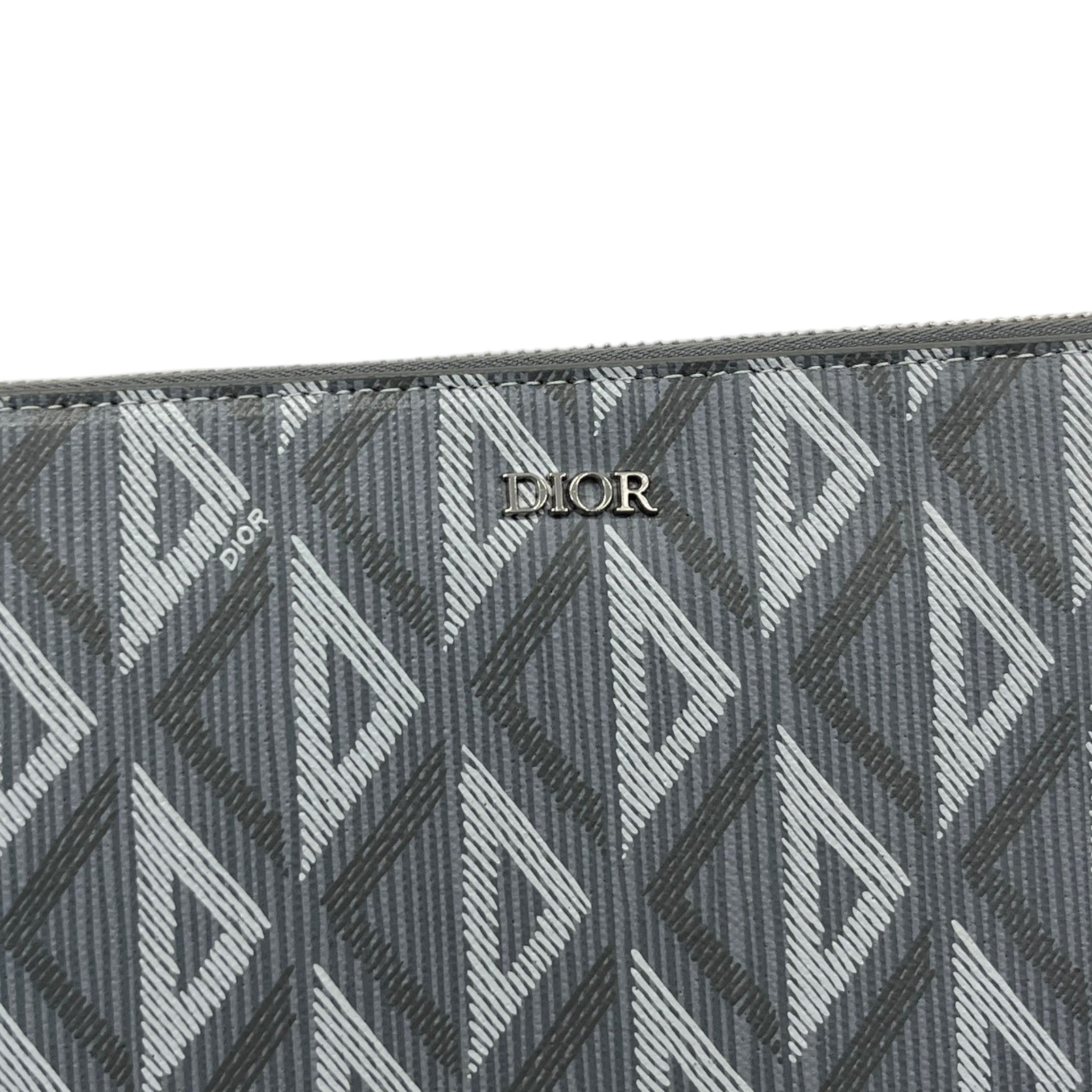 Men's Cd Diamond A5 Pouch Grey