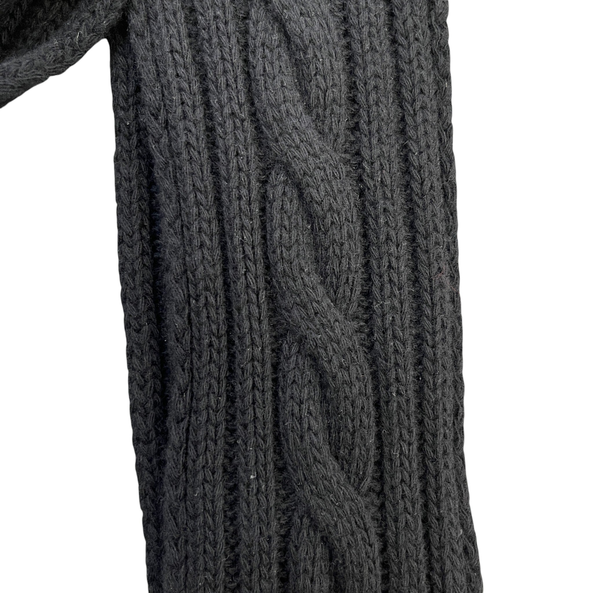 Men's X North Face Cable Knit Scarf Black