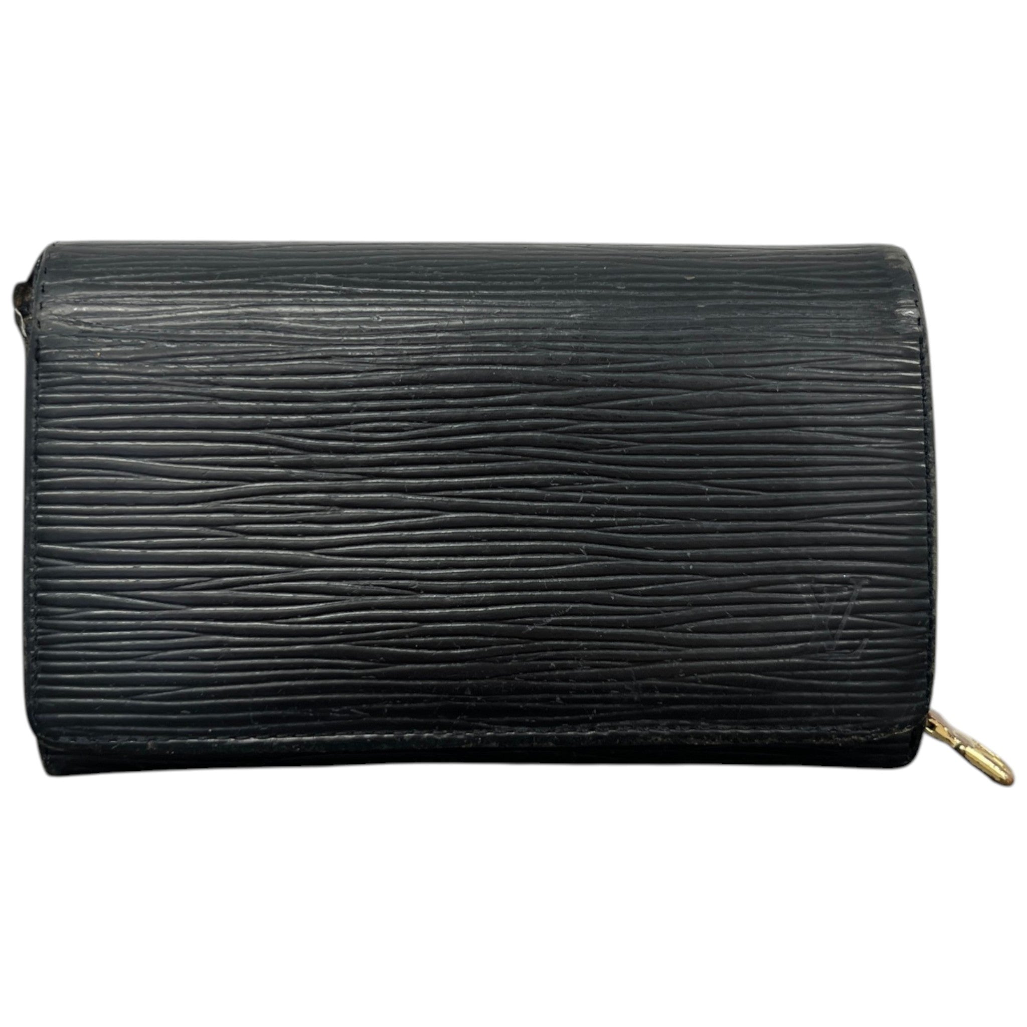 Women's Epi Logo Embossed Purse Black