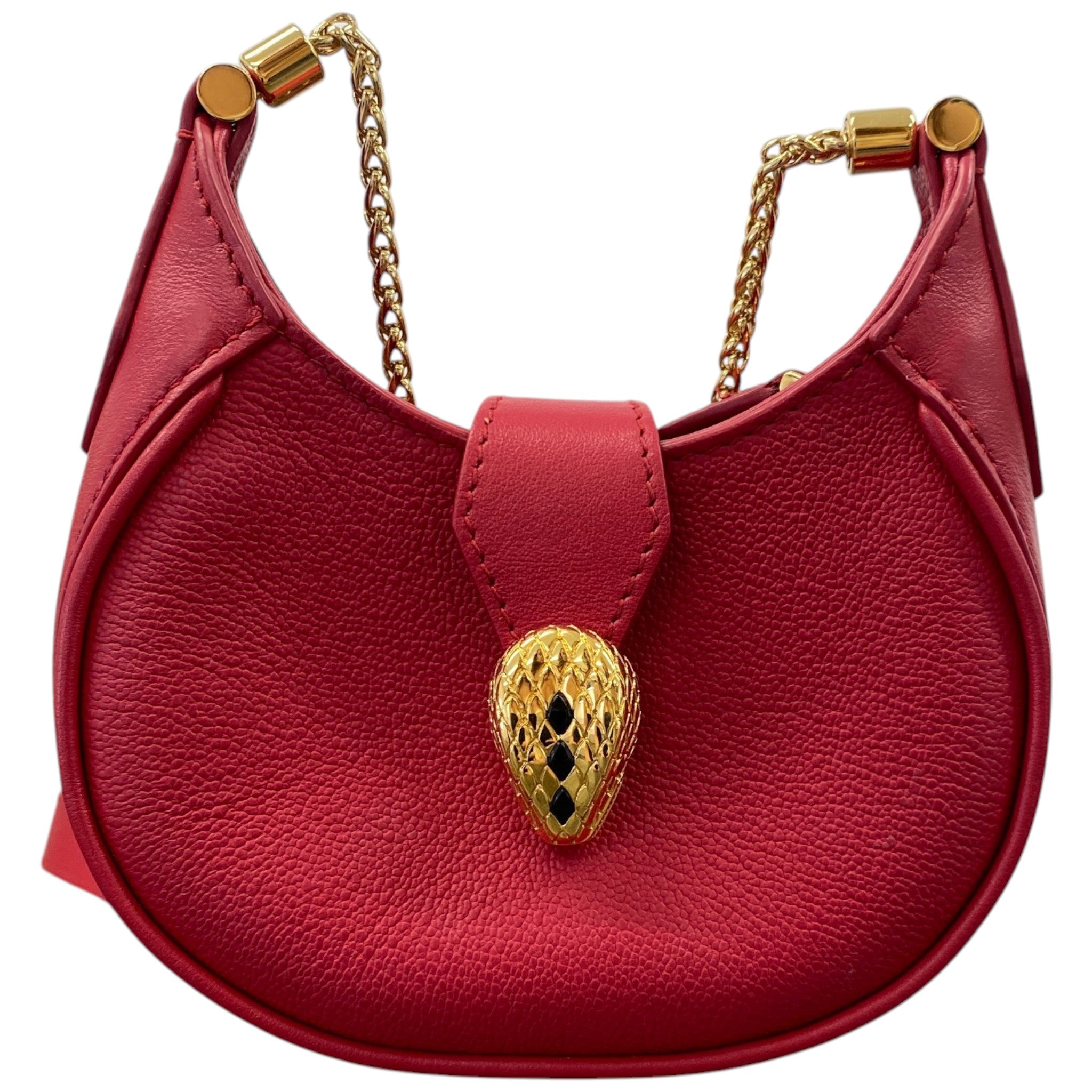 Women's Micro Serpenti Ellipse Forever Bag Red