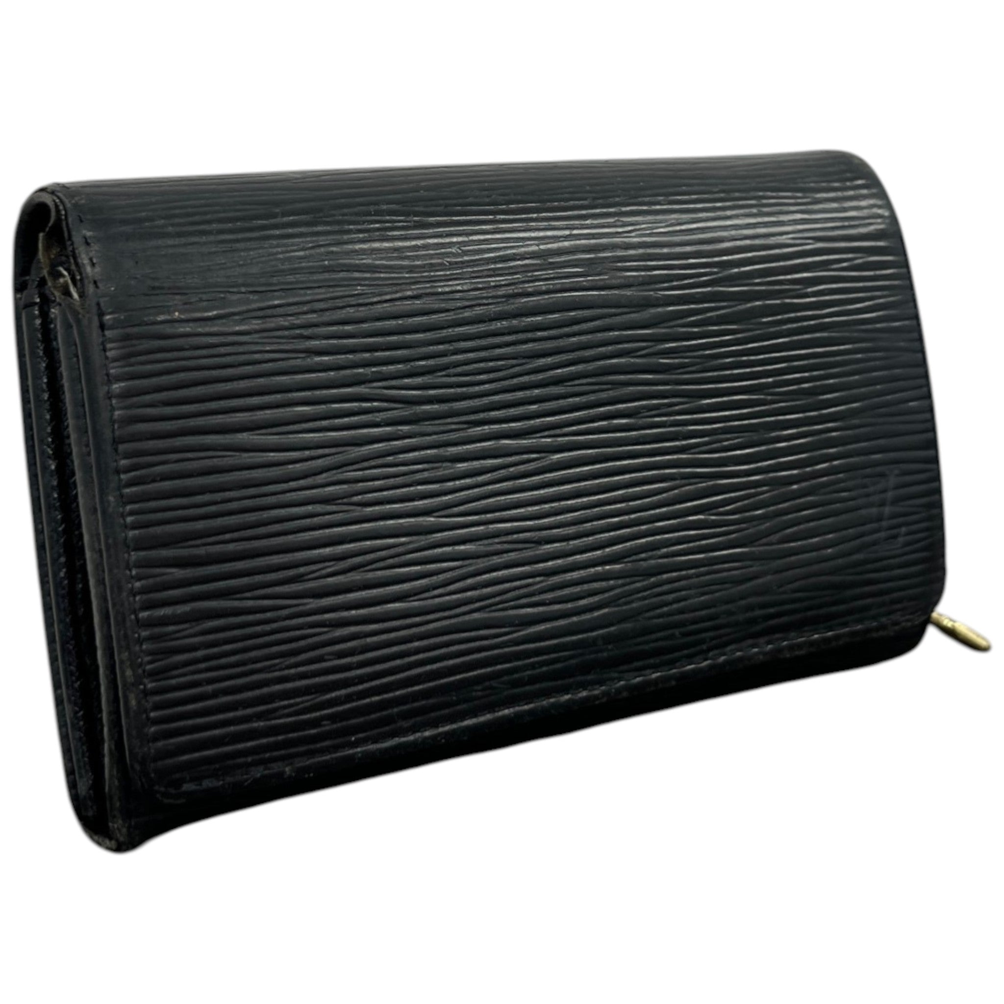 Women's Epi Logo Embossed Purse Black