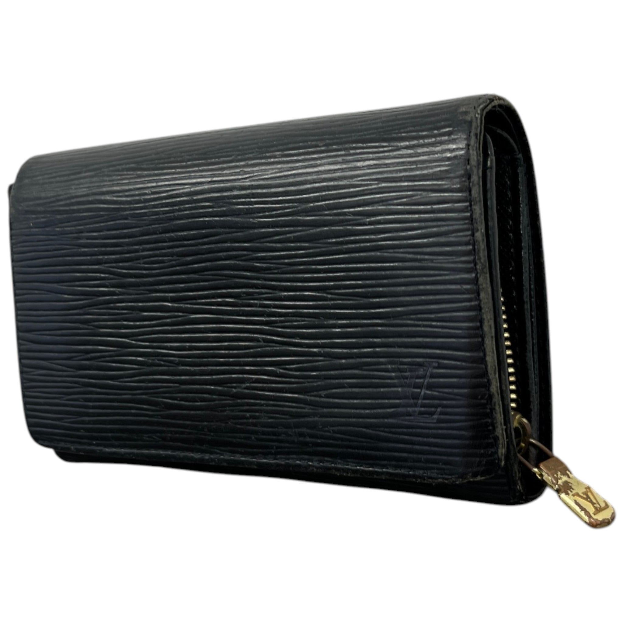 Women's Epi Logo Embossed Purse Black