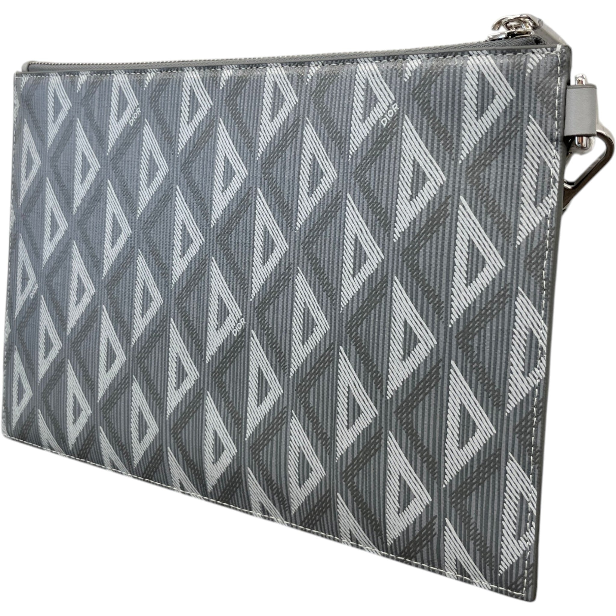 Men's Cd Diamond A5 Pouch Grey