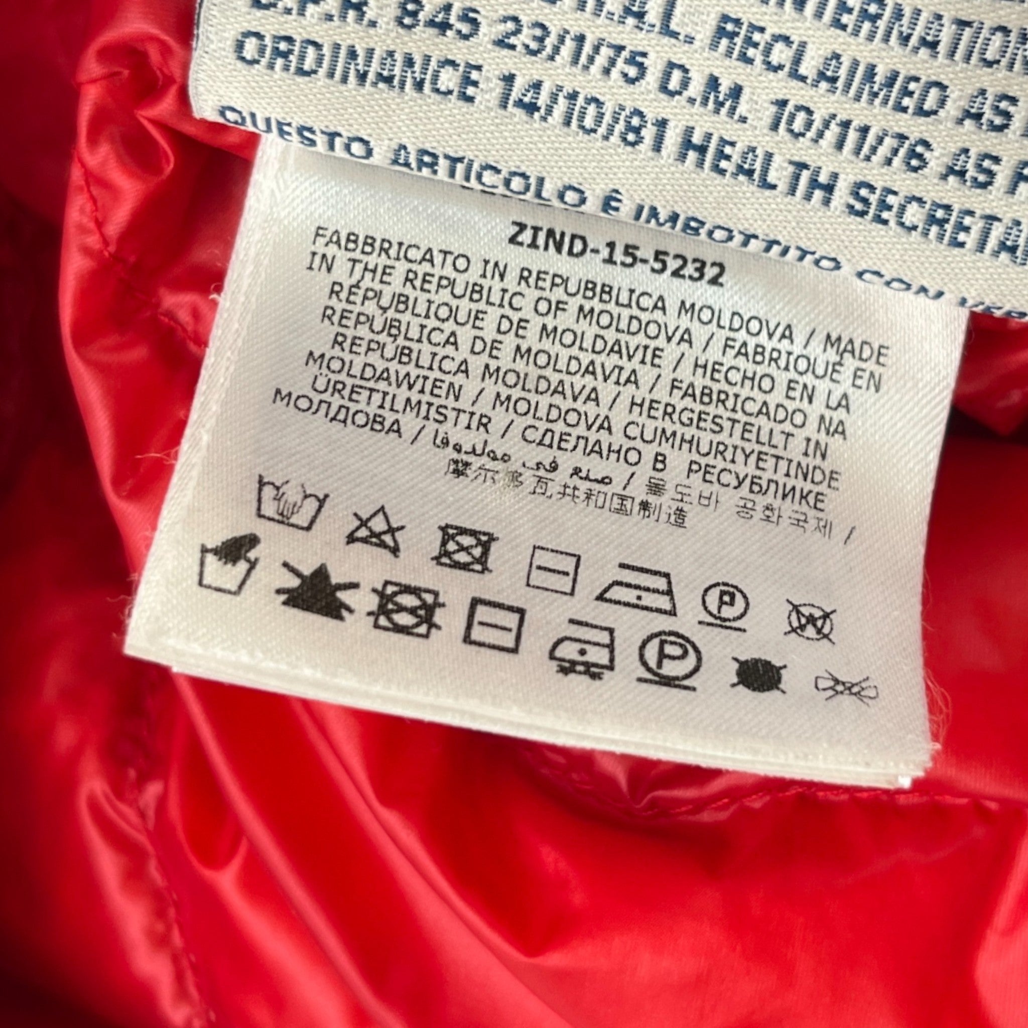 Men's Gui Gilet Red Size 5 / XXL