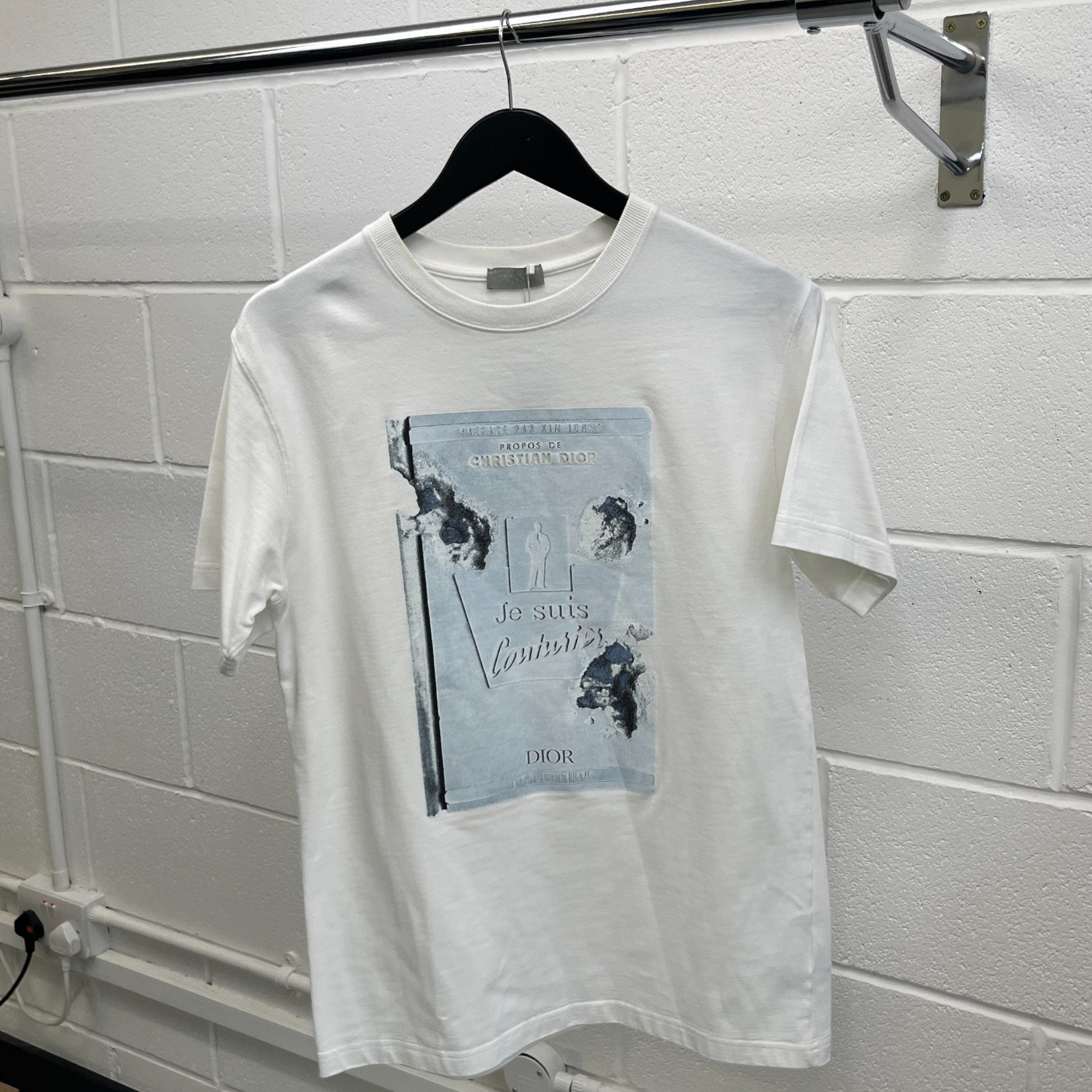 Men's X Daniel Arsham Distressed T-Shirt White Size M