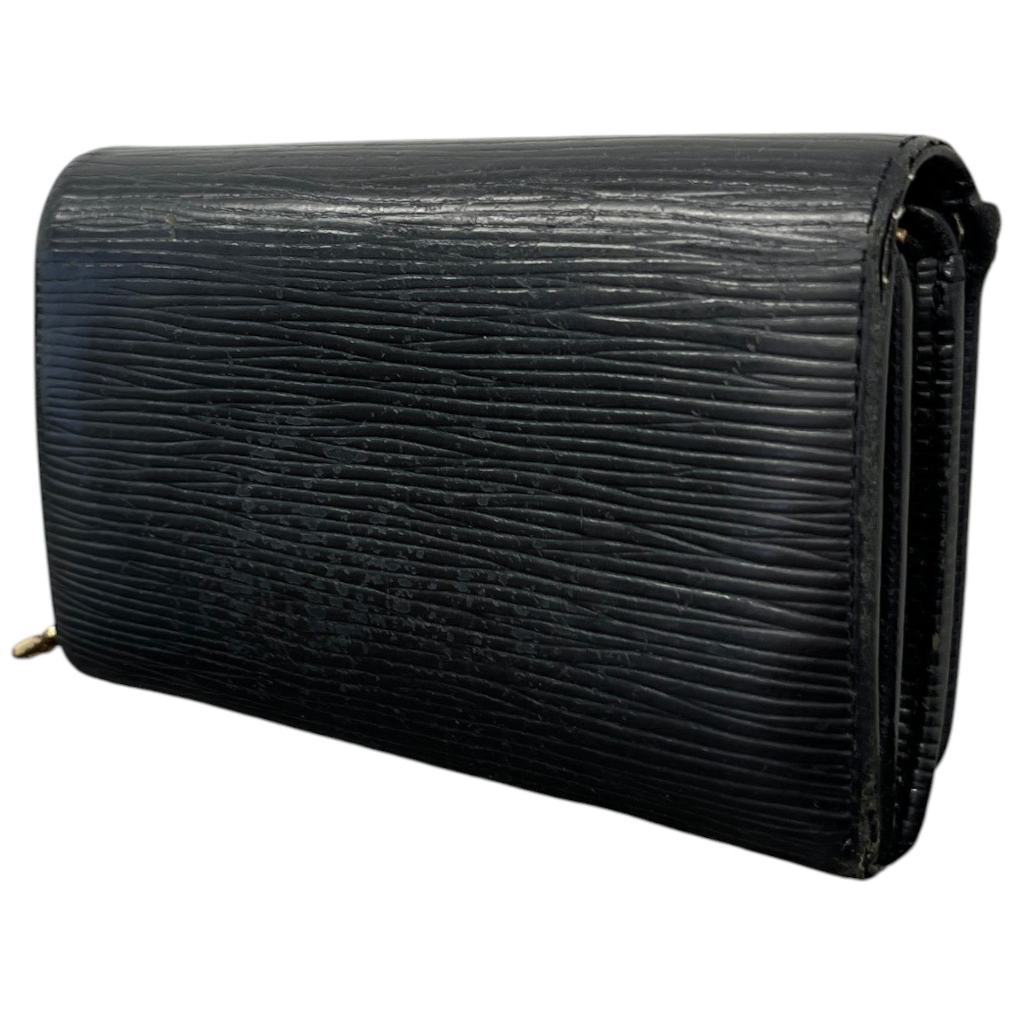 Women's Epi Logo Embossed Purse Black