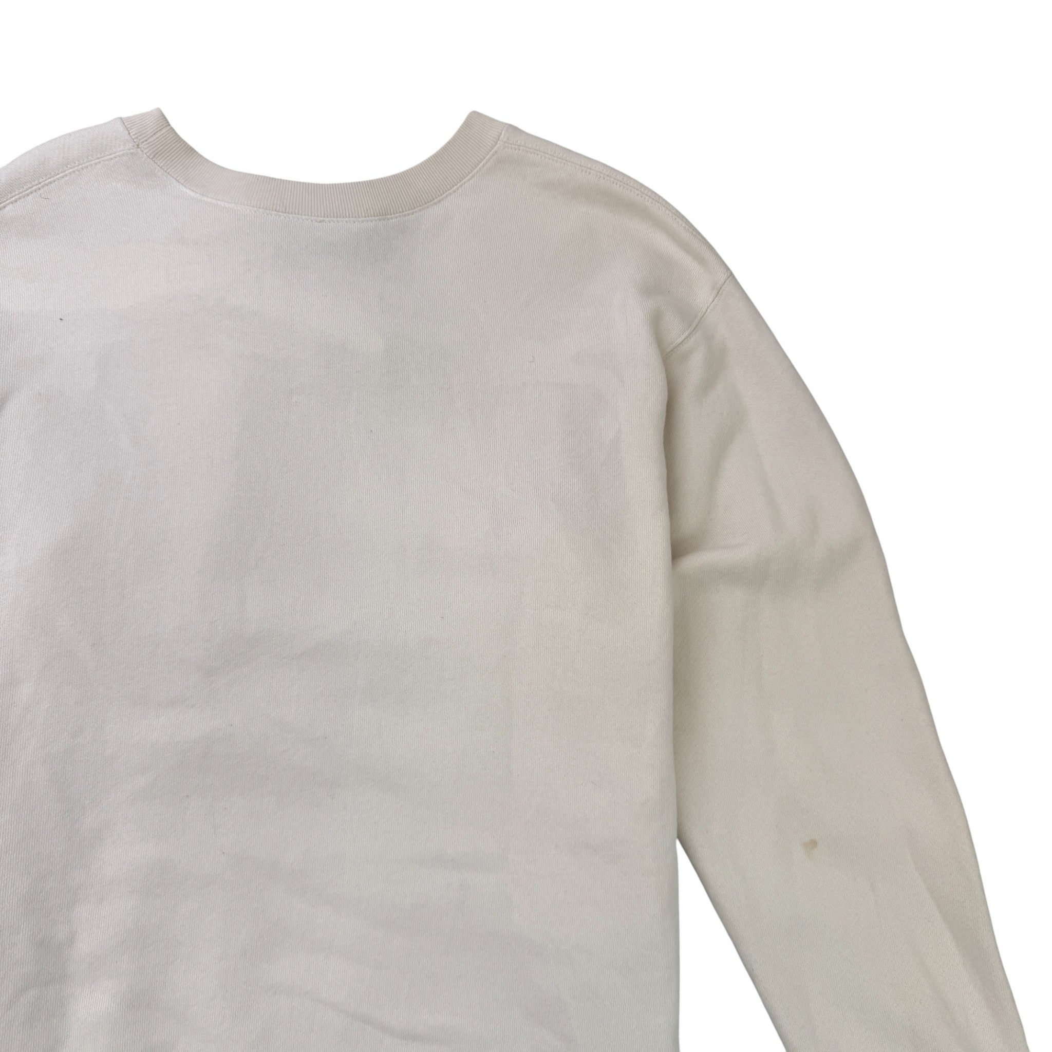 Men's X Disney Mickey Mouse Print Jumper Cream Size M