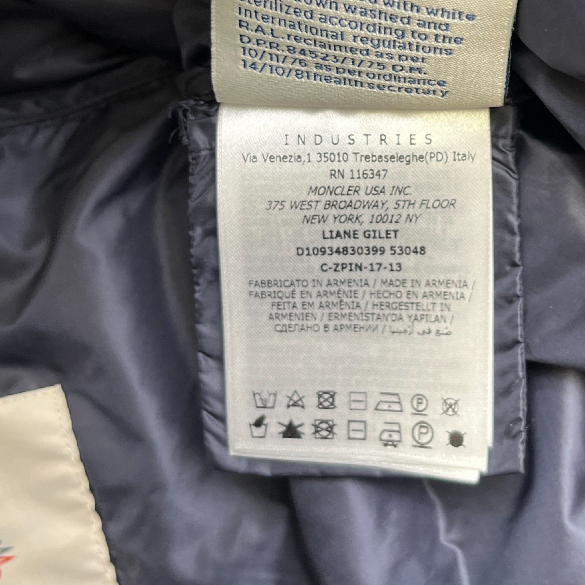 Women's Liane Gilet Navy Size 2 / UK 12