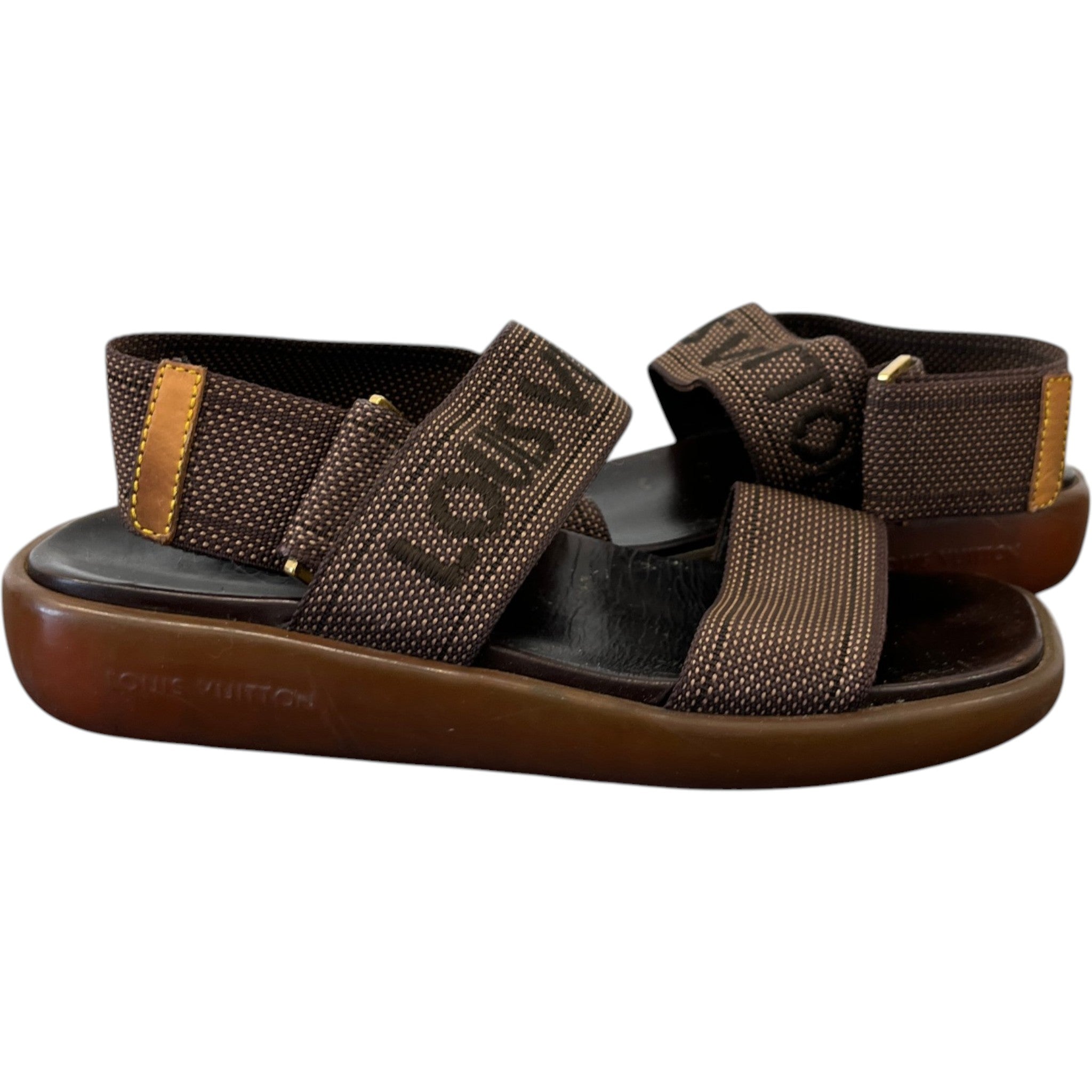 Women's Platform Sandals Brown Size EU 39 / UK 6