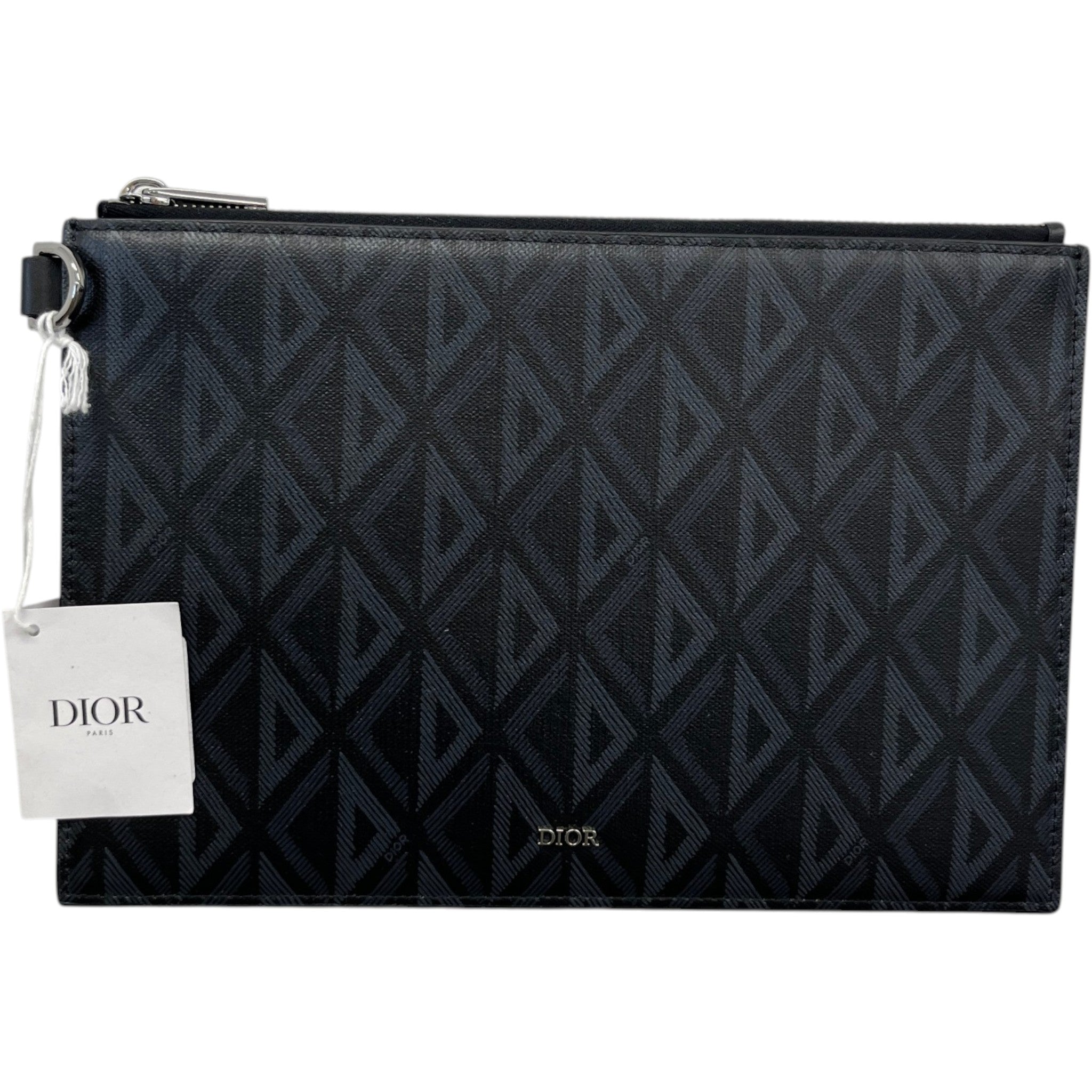 Men's Cd Diamond Canvas Pouch Navy
