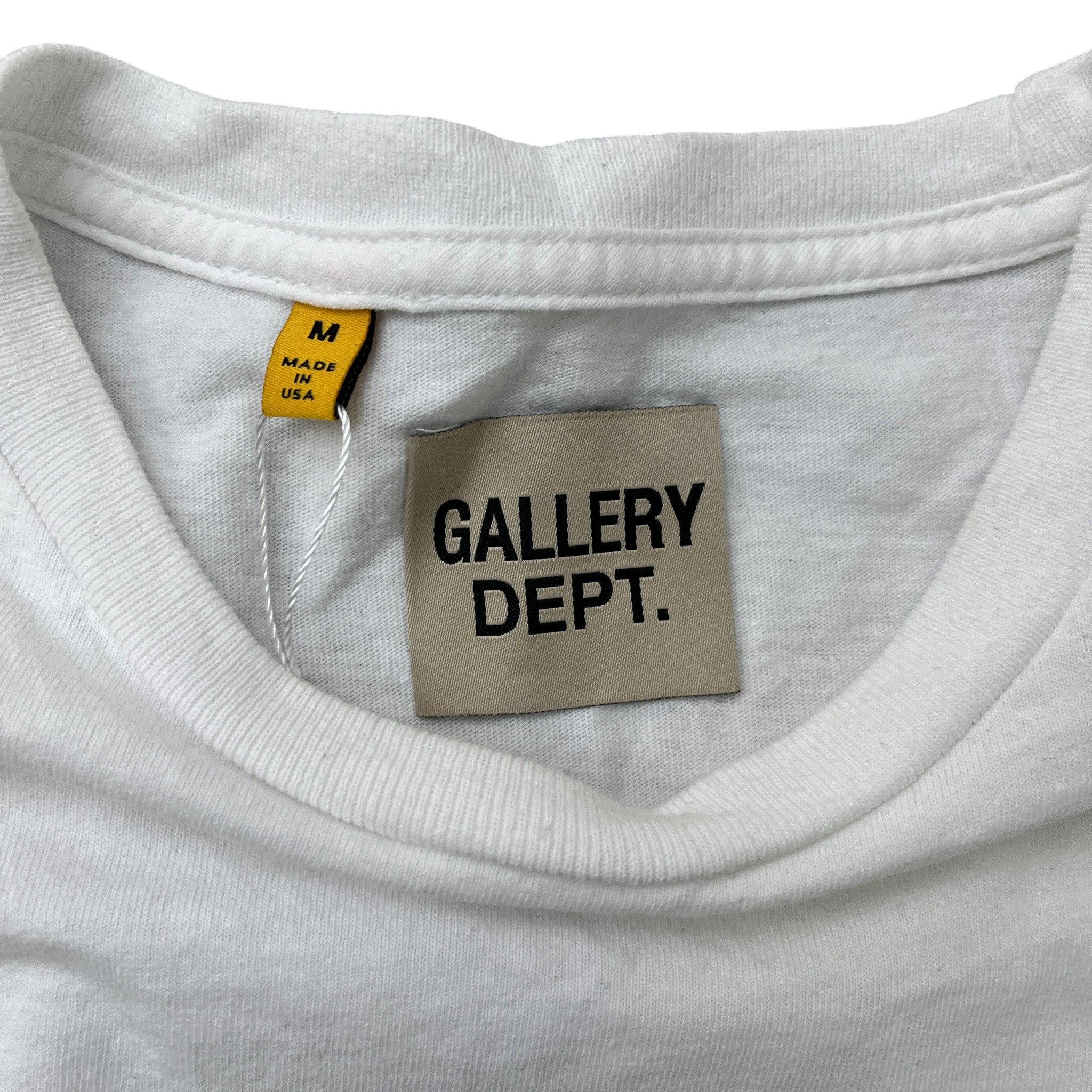 Men's Classic Logo Print T-Shirt White Size M