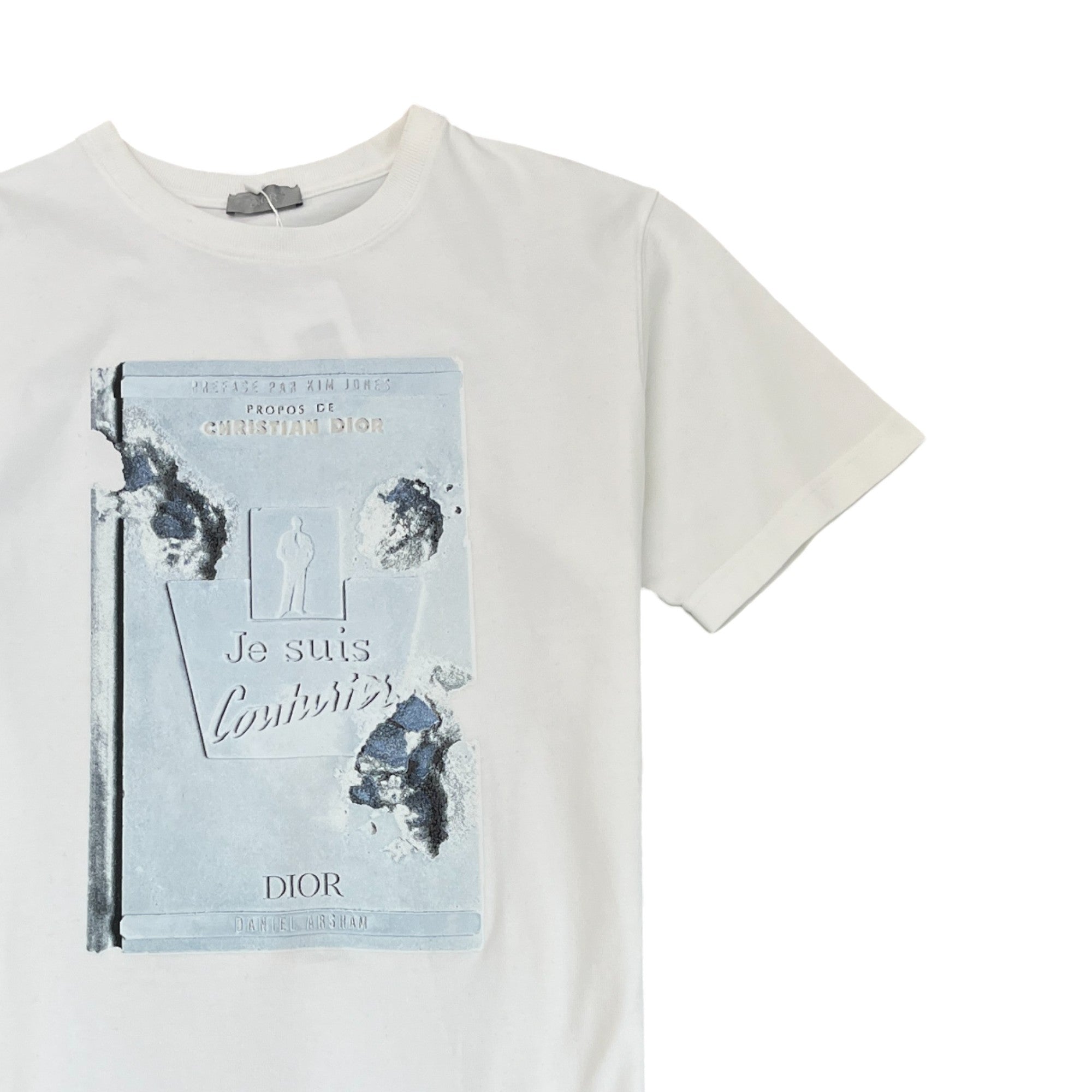 Men's X Daniel Arsham Distressed T-Shirt White Size M