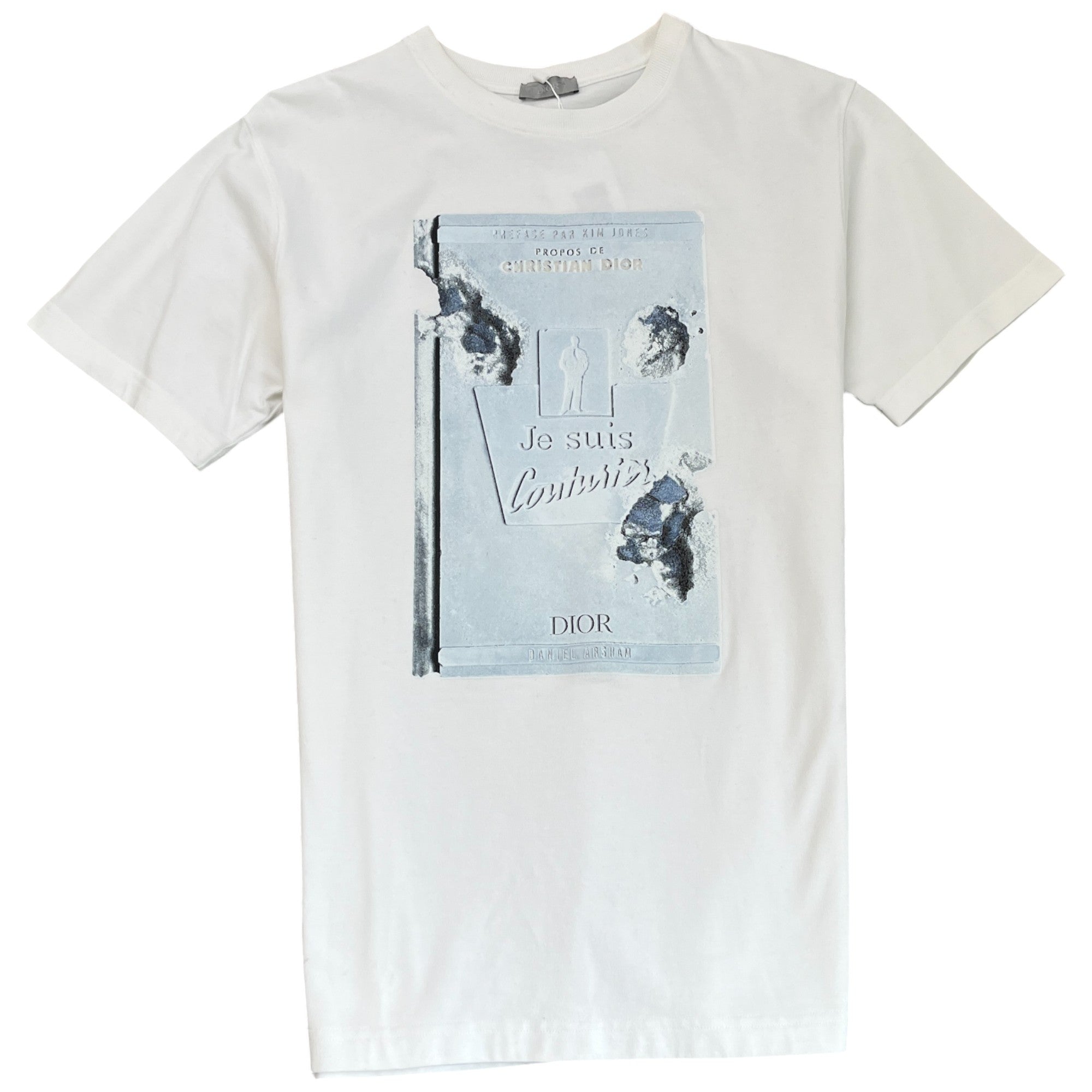 Men's X Daniel Arsham Distressed T-Shirt White Size M