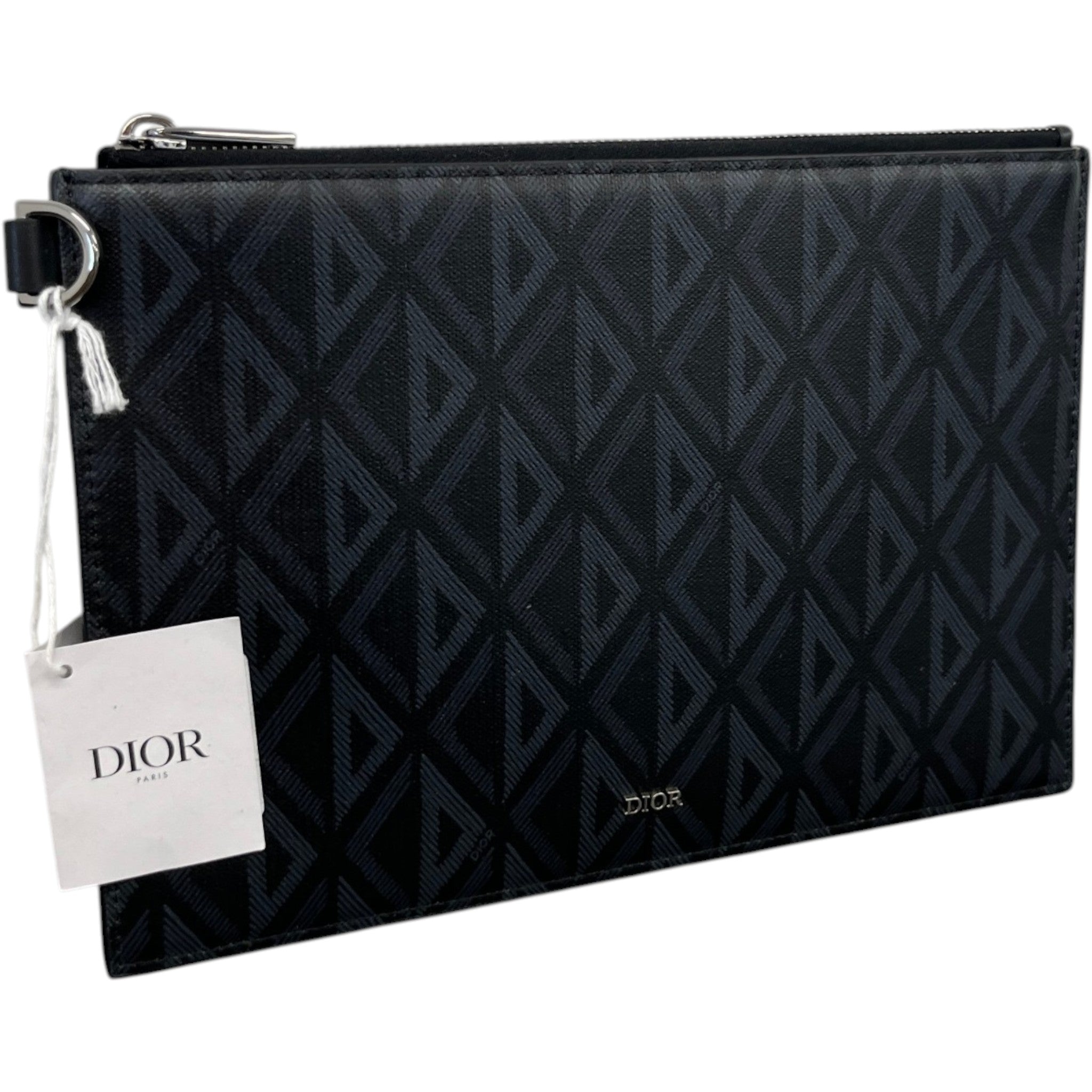 Men's Cd Diamond Canvas Pouch Navy