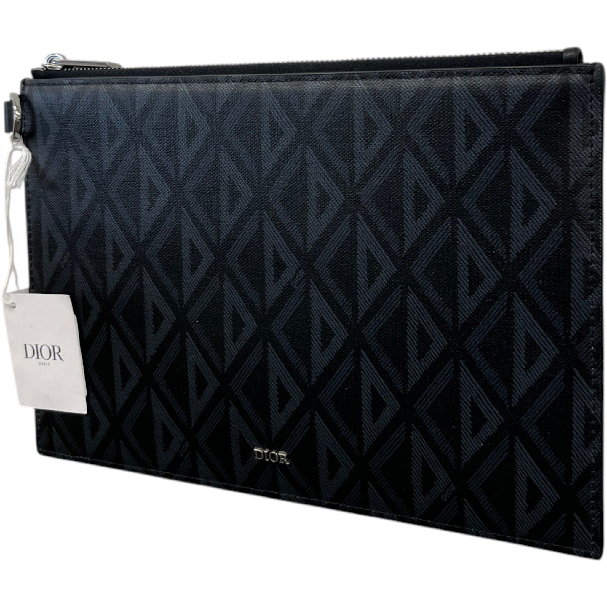 Men's Cd Diamond Canvas Pouch Navy