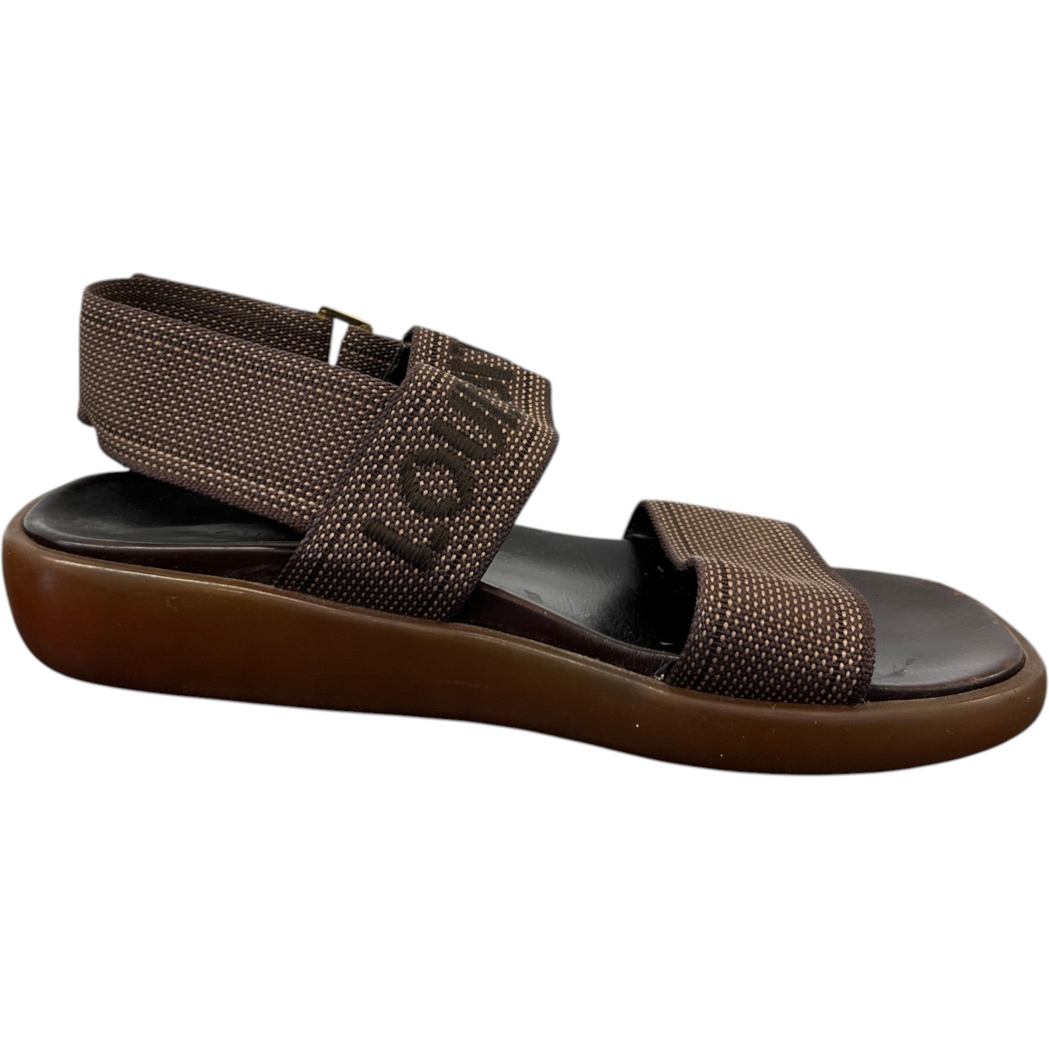 Women's Platform Sandals Brown Size EU 39 / UK 6