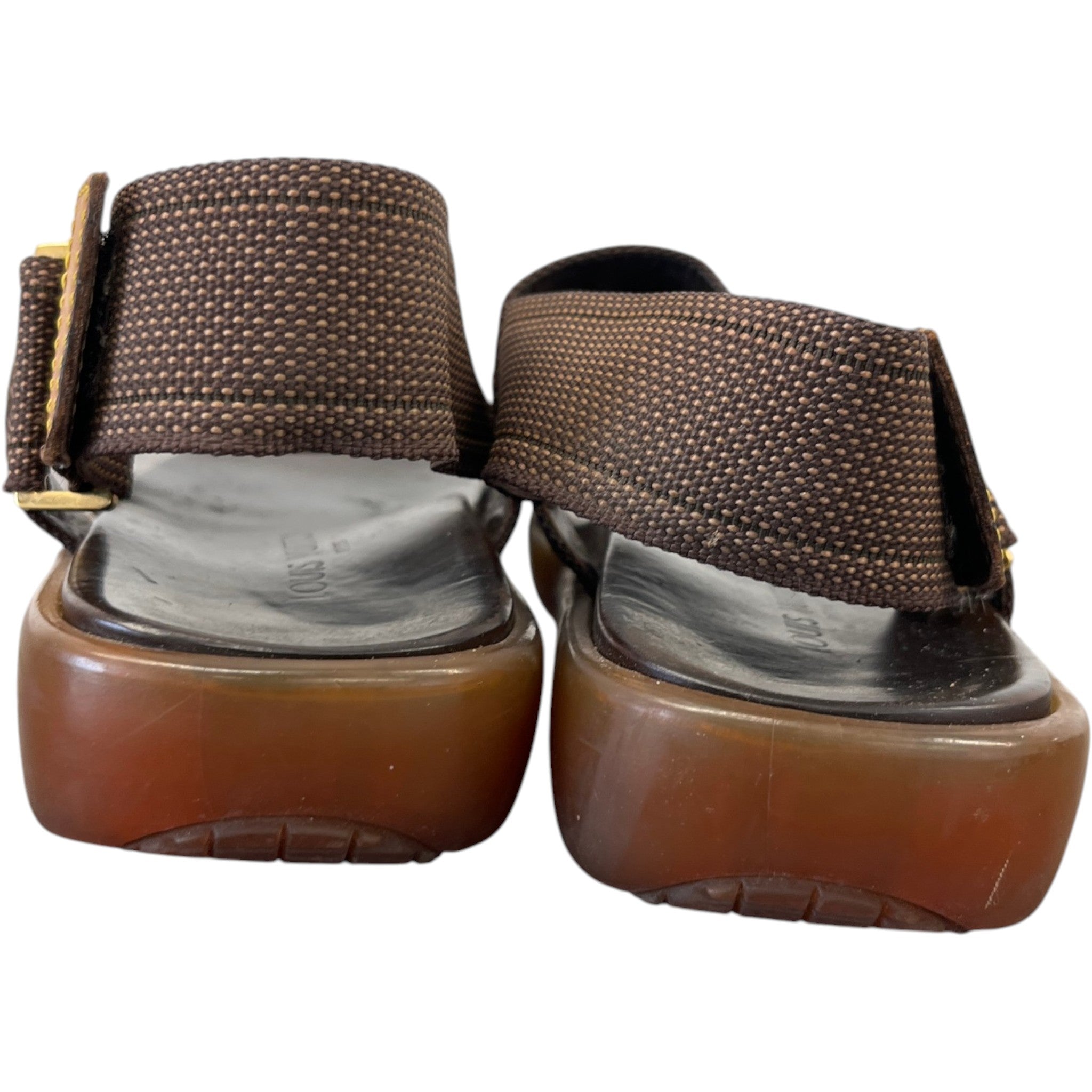 Women's Platform Sandals Brown Size EU 39 / UK 6