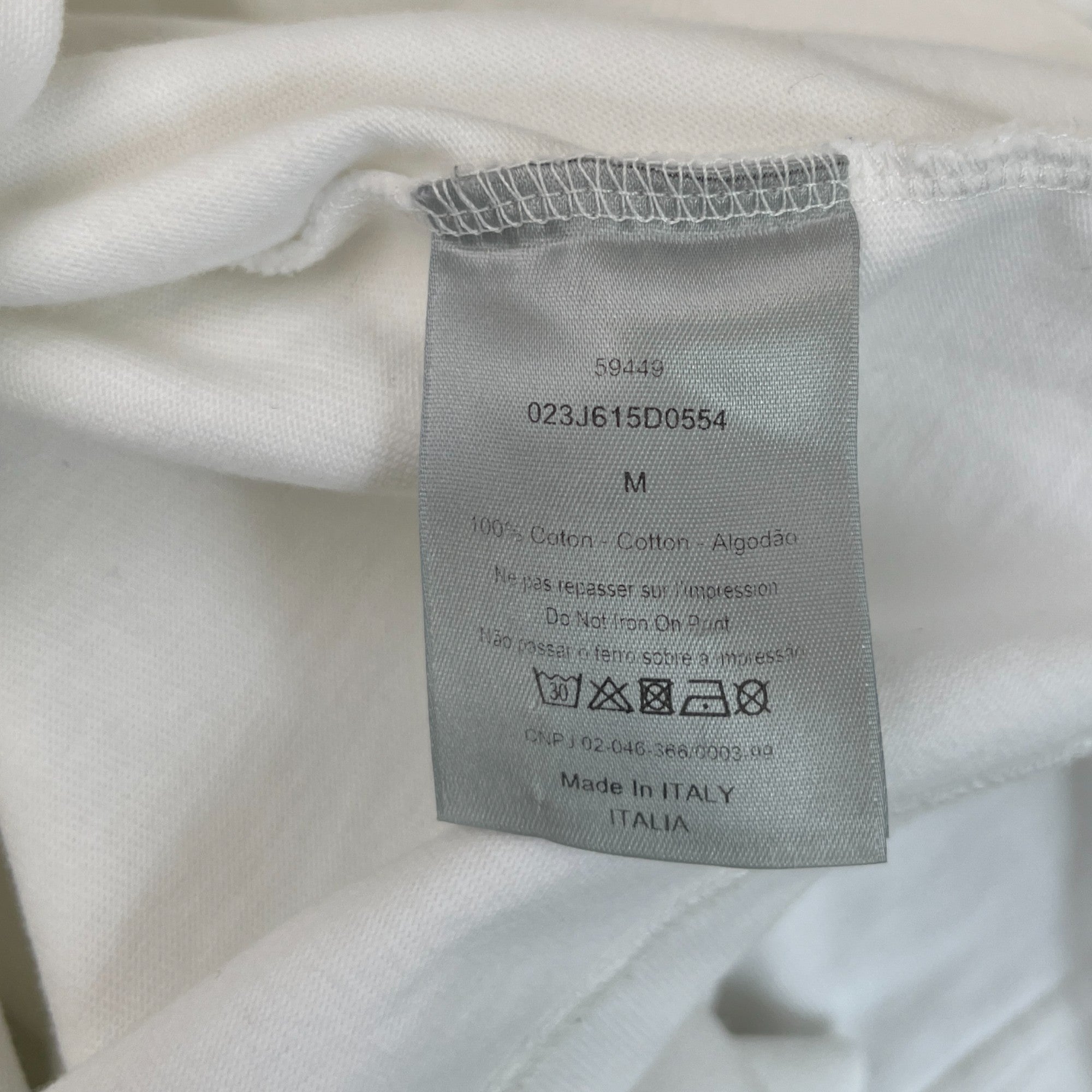 Men's X Daniel Arsham Distressed T-Shirt White Size M