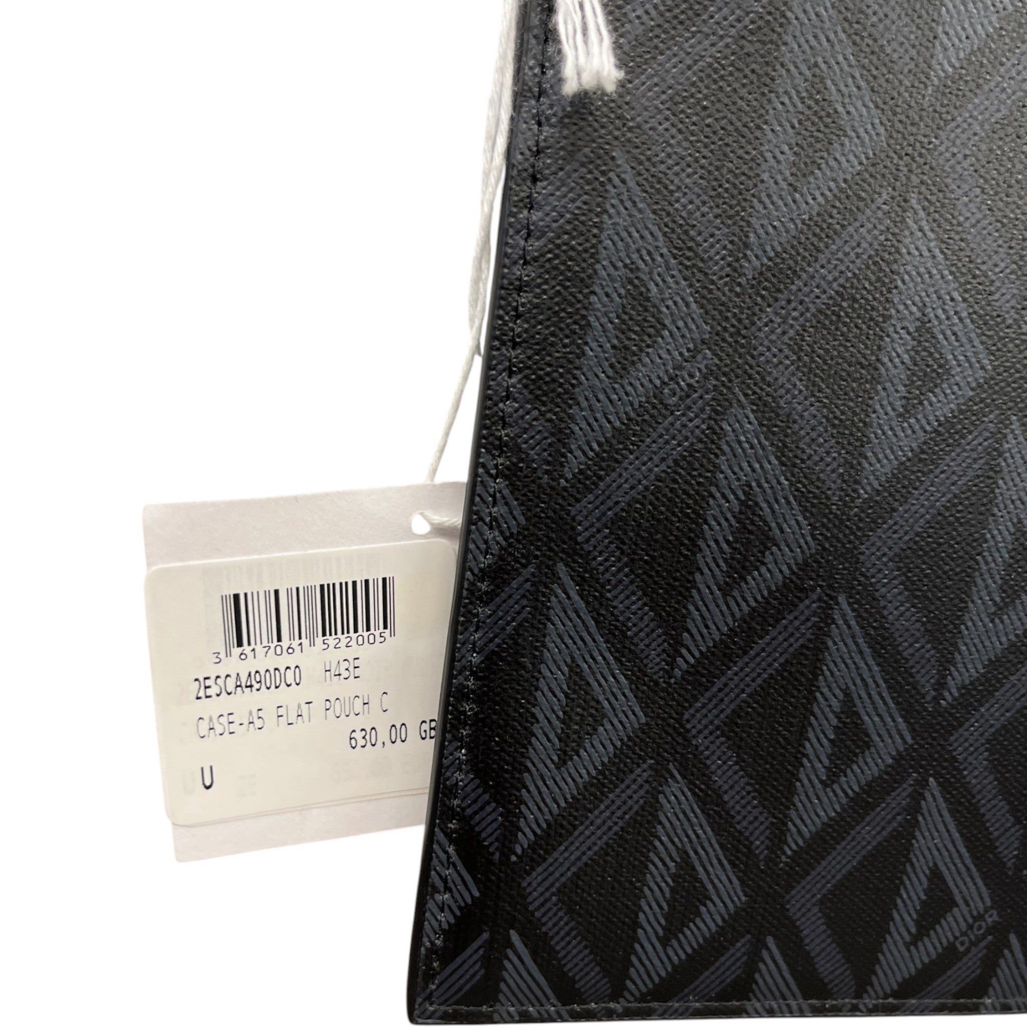 Men's Cd Diamond Canvas Pouch Navy
