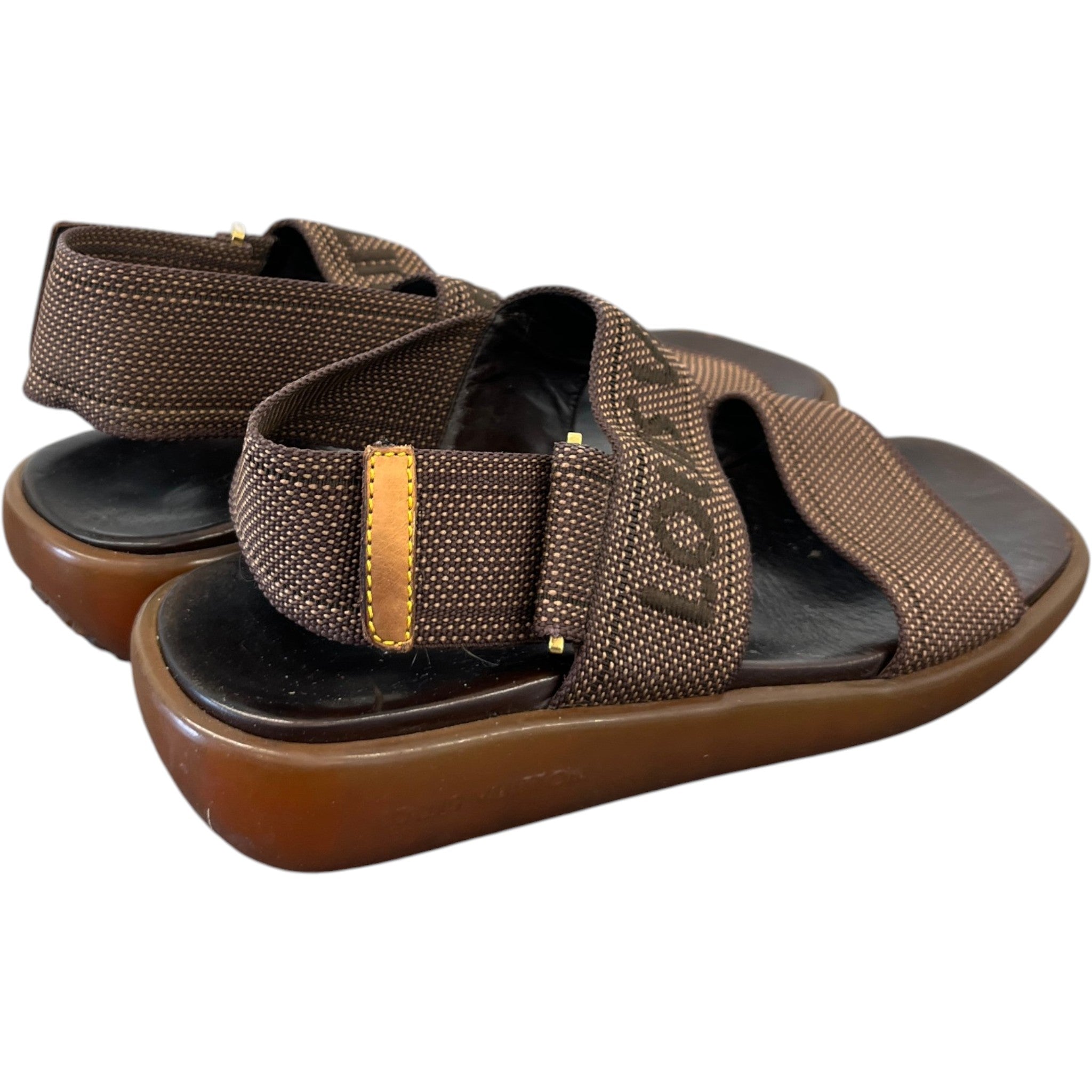 Women's Platform Sandals Brown Size EU 39 / UK 6