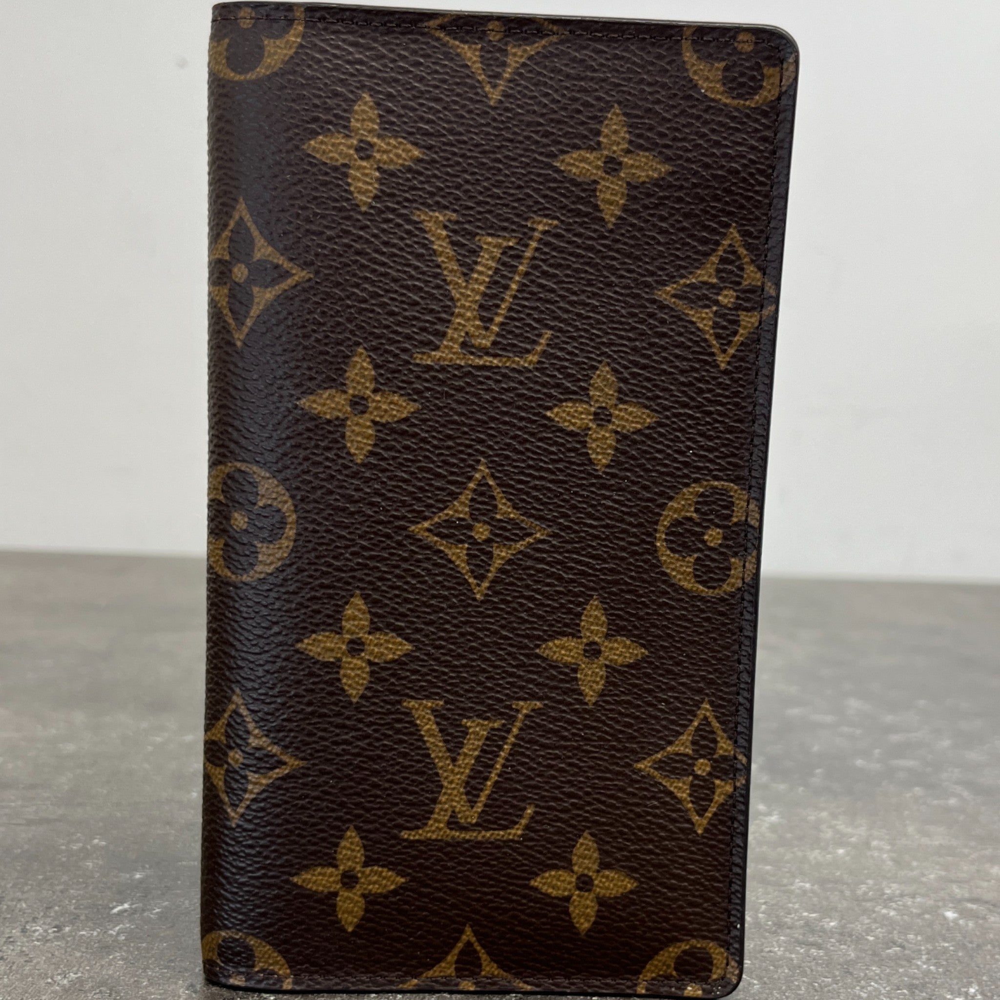 Men's Monogram Bifold Wallet Brown