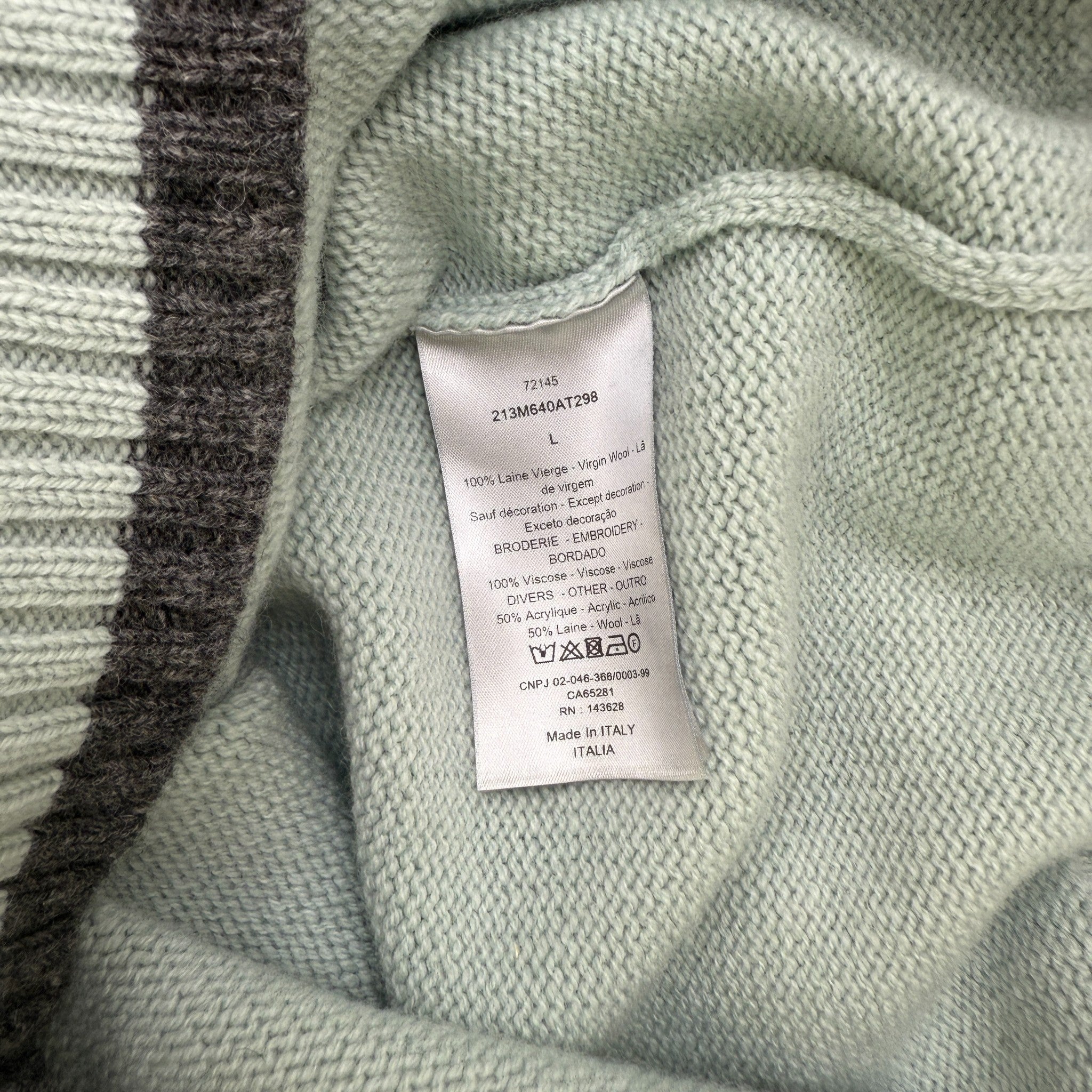 Men's Atelier Jumper Green Size L