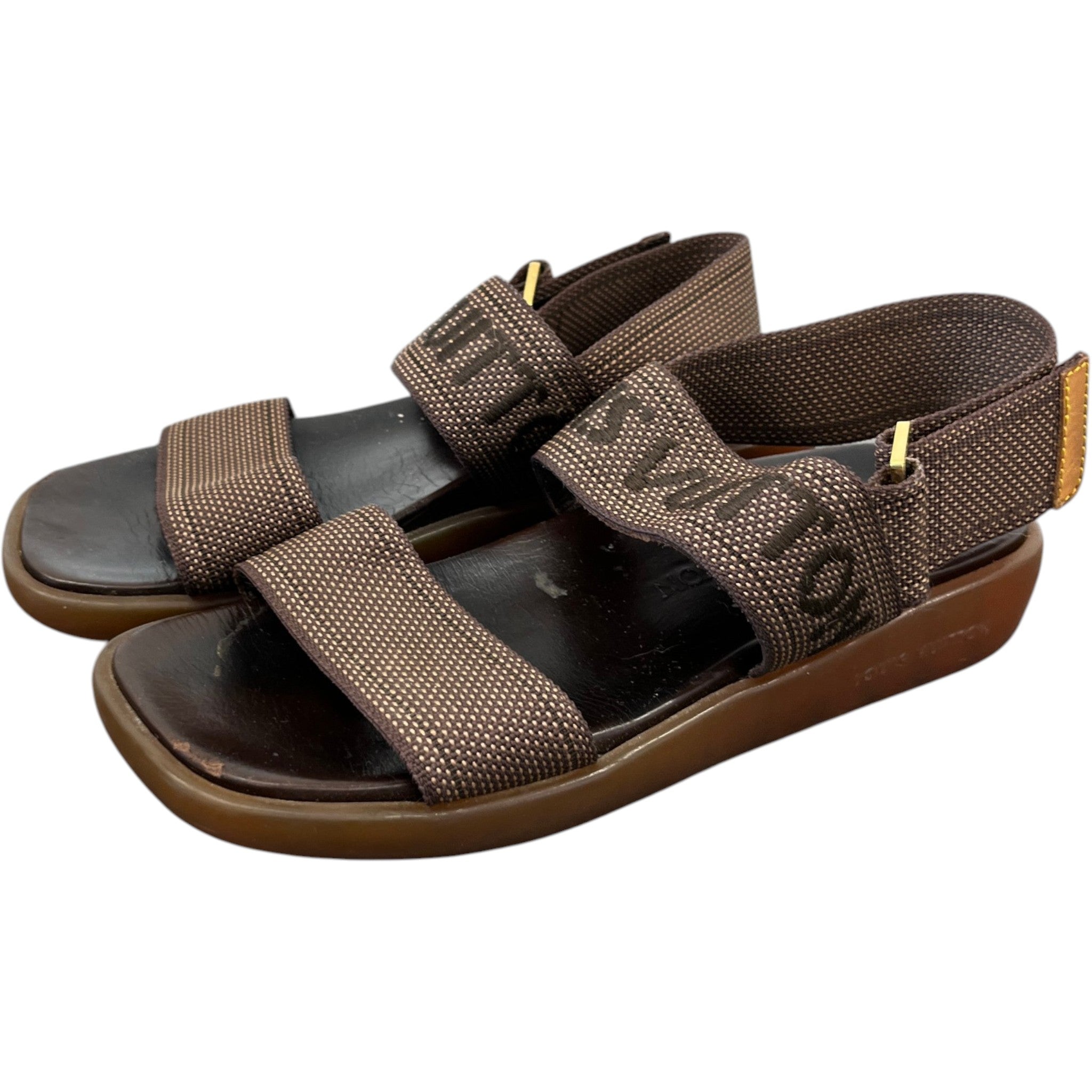 Women's Platform Sandals Brown Size EU 39 / UK 6