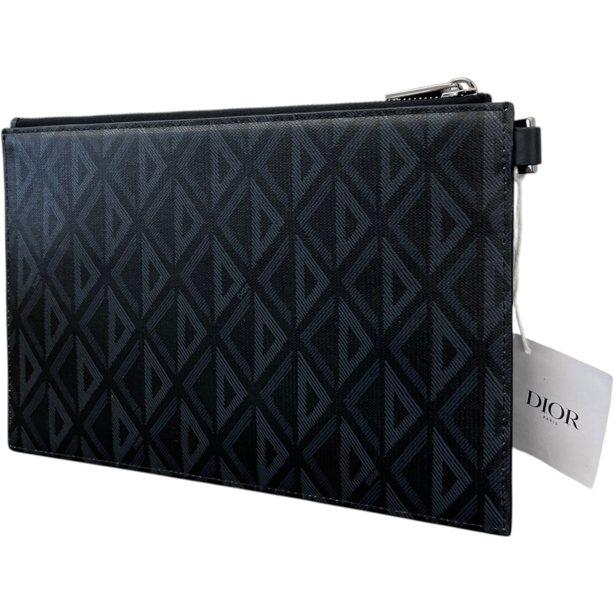 Men's Cd Diamond Canvas Pouch Navy