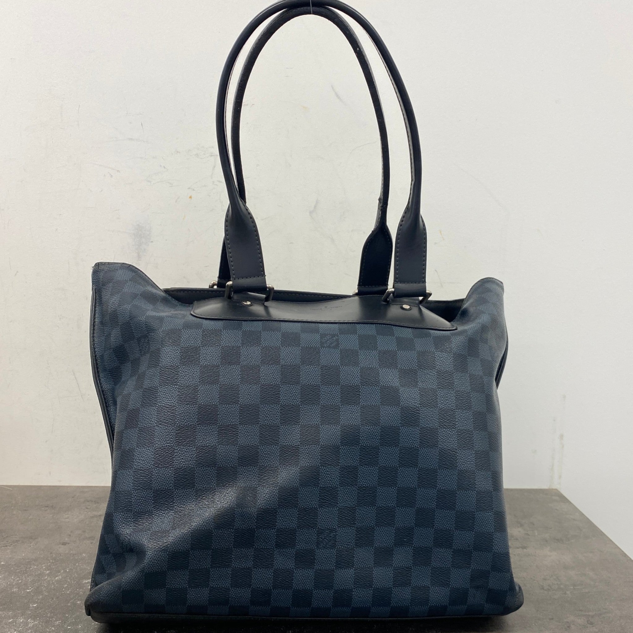 Women's Damier Graphite Cabas Voyage Tote Bag Grey