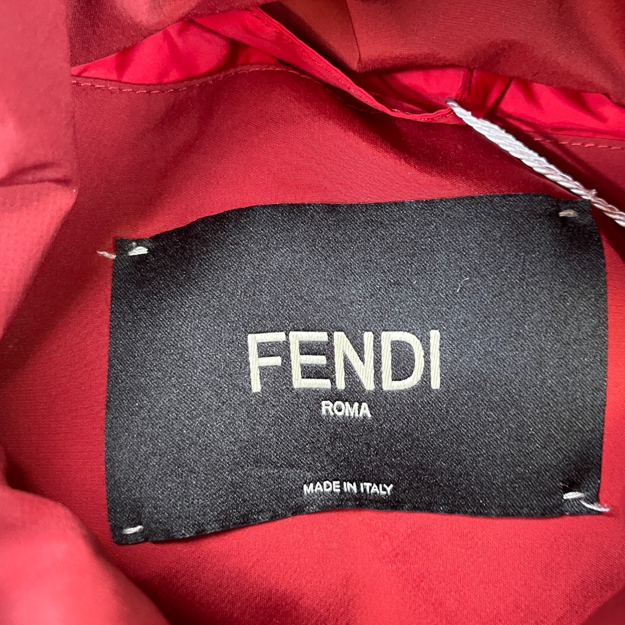 Men's Monster Eye Print Down Jacket Red Size IT 48 / M