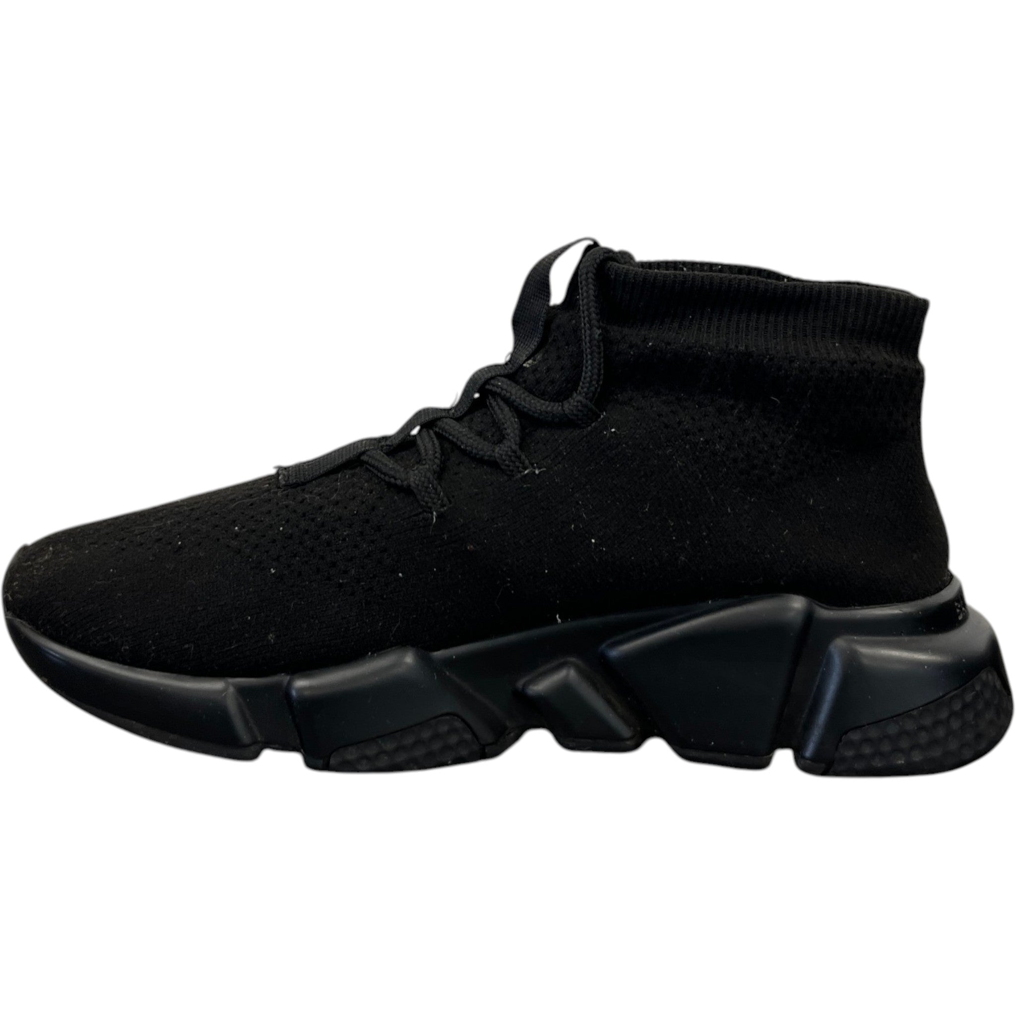 Women's Speed Lace Up High Trainers Black Size EU 36 / UK 3