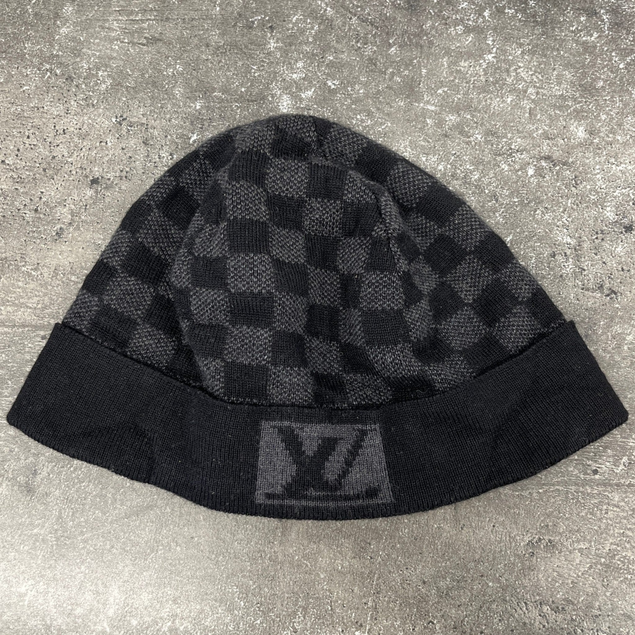 Men's Damier Hat Black