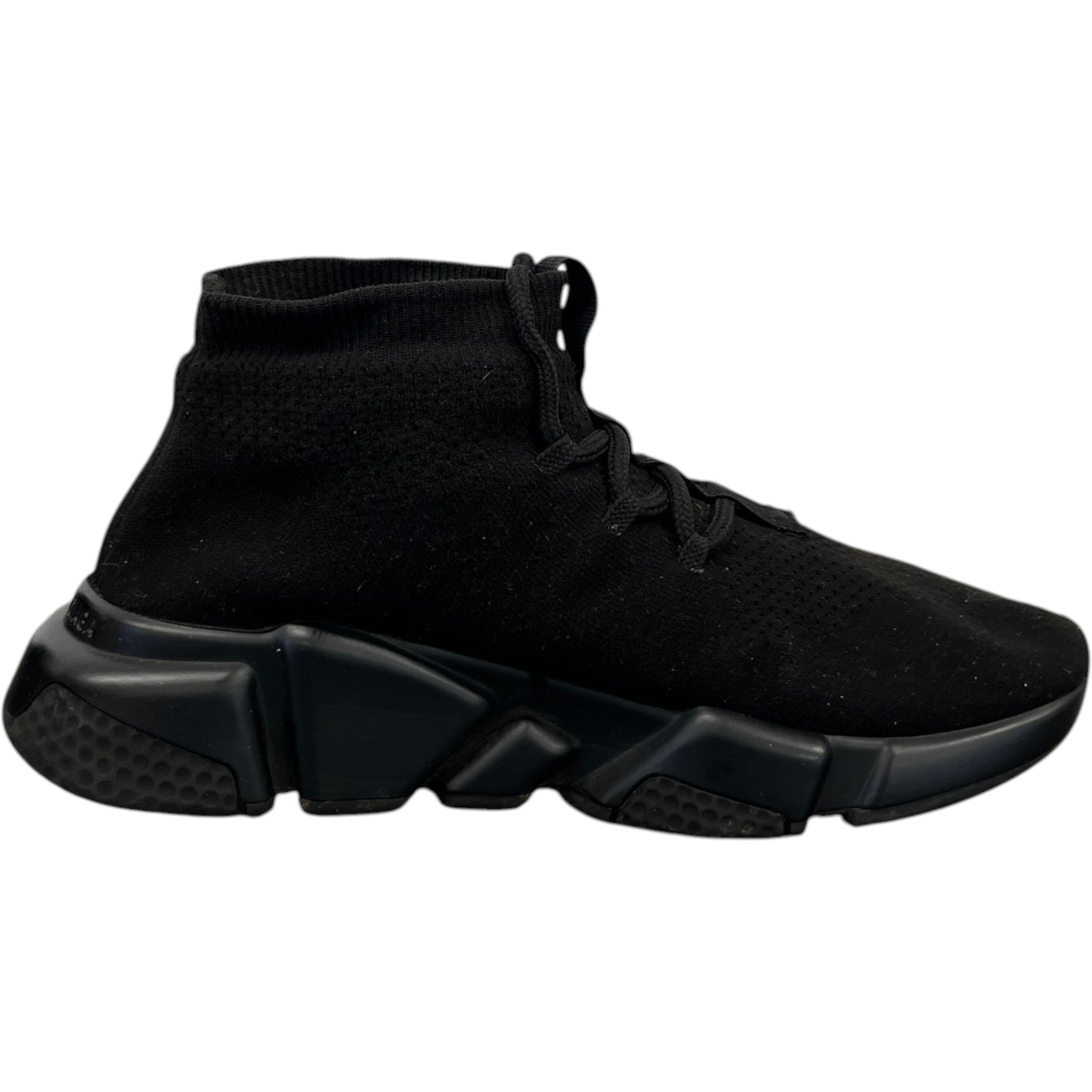 Women's Speed Lace Up High Trainers Black Size EU 36 / UK 3