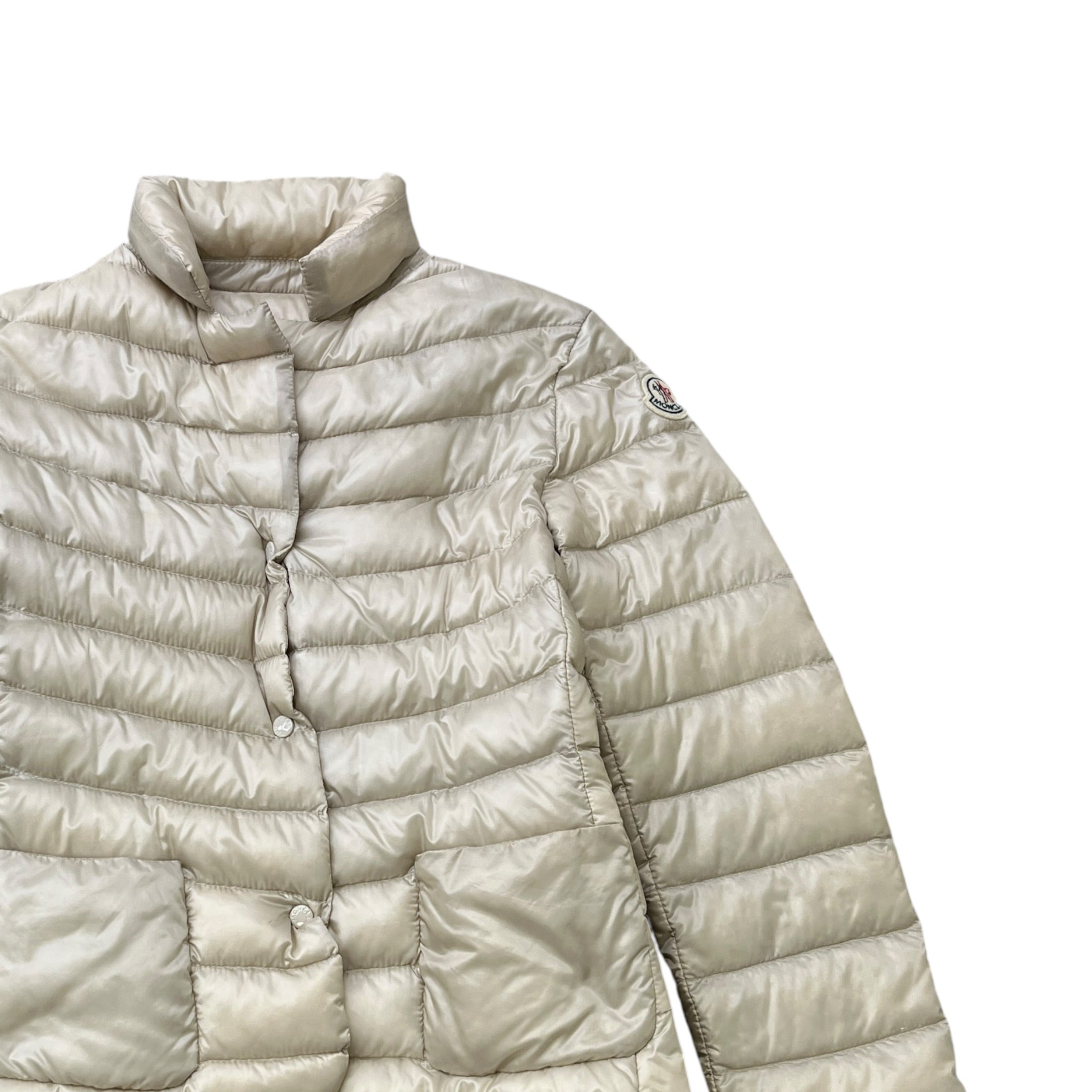 Women's Lisette Girls Age 12 Down Jacket Cream Size XXS