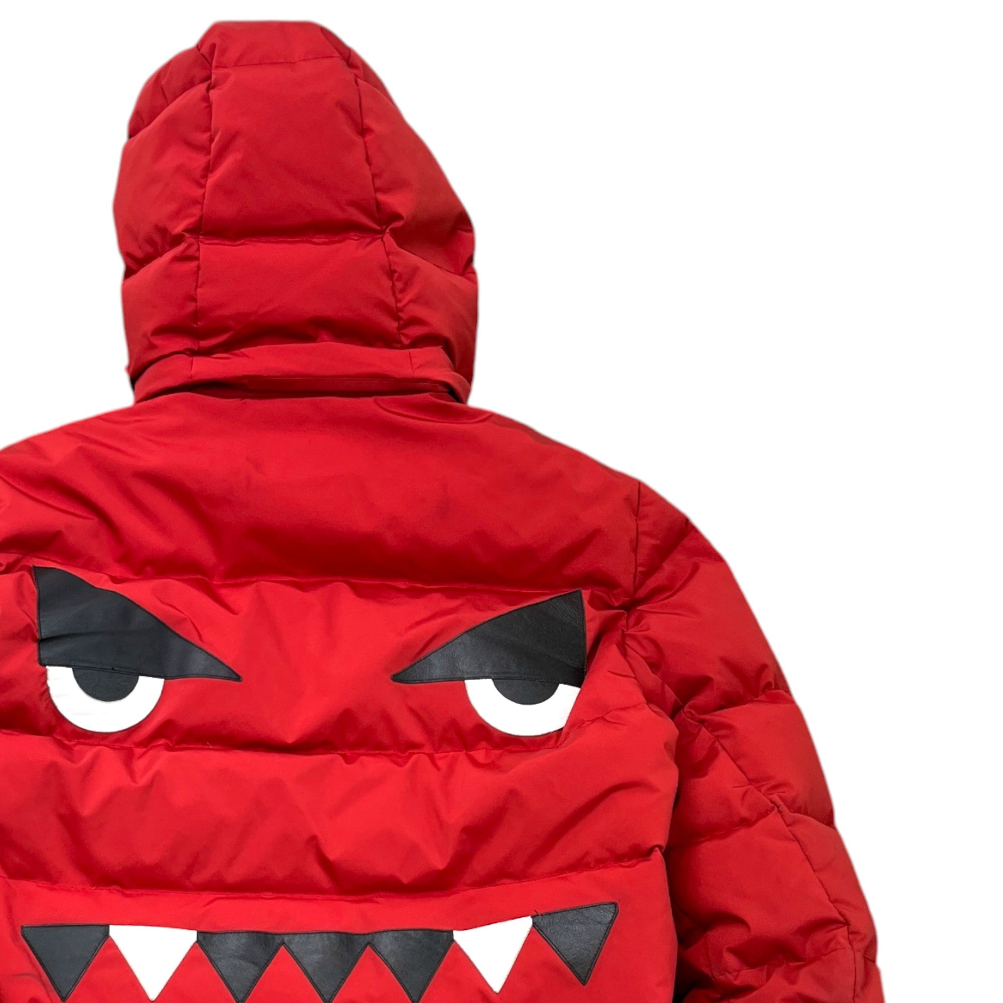 Men's Monster Eye Print Down Jacket Red Size IT 48 / M