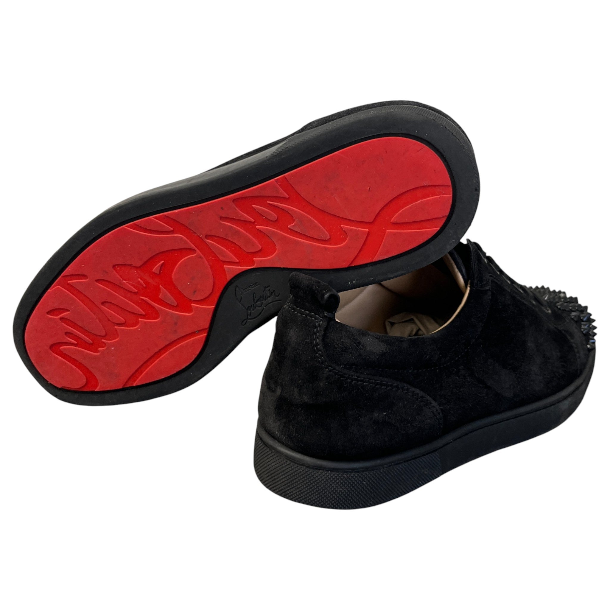 Men's Louis Junior Spikes Low Trainers Black Size EU 42 / UK 8