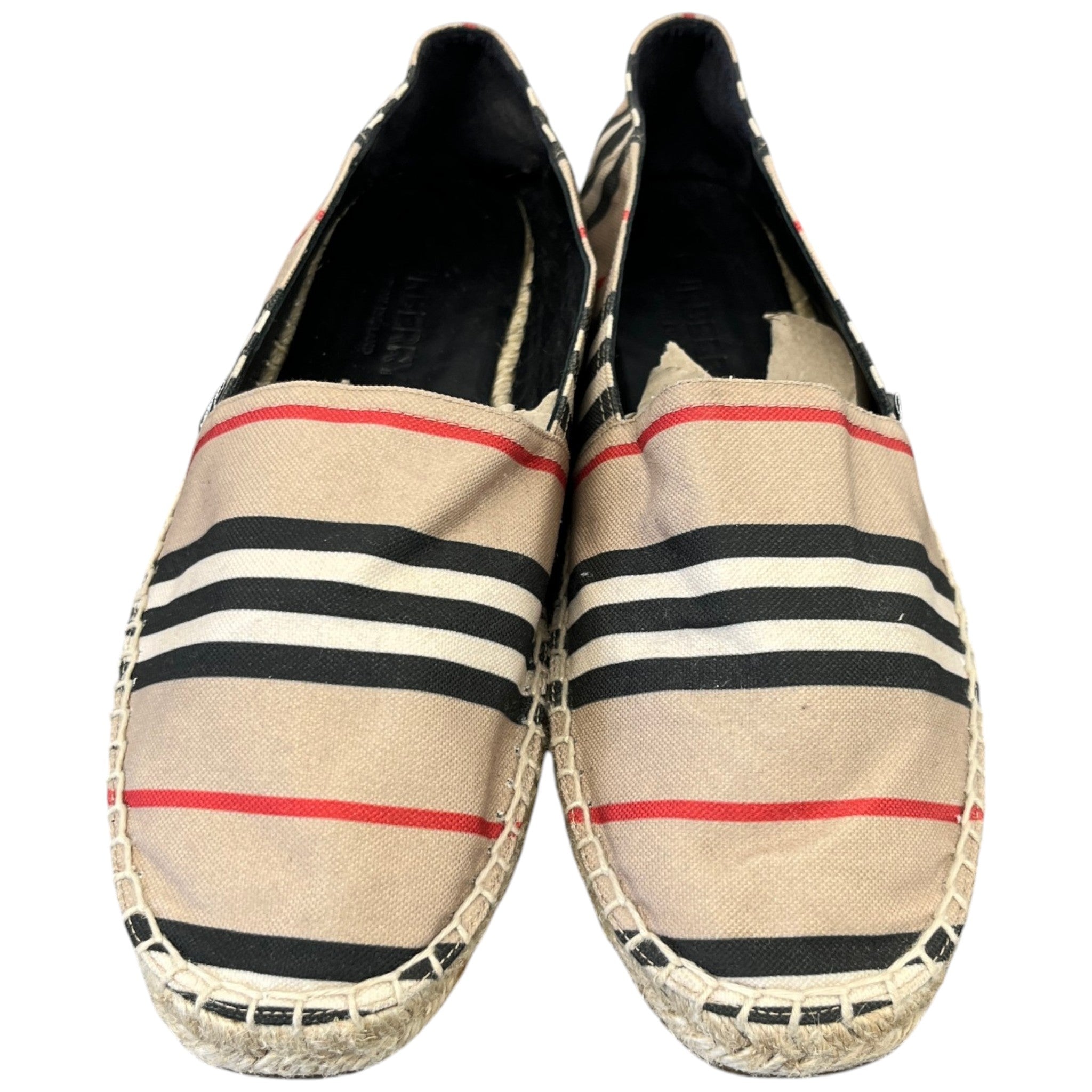 Women's Icon Stripe Espadrilles Beige Size EU 39.5 / UK 6.5