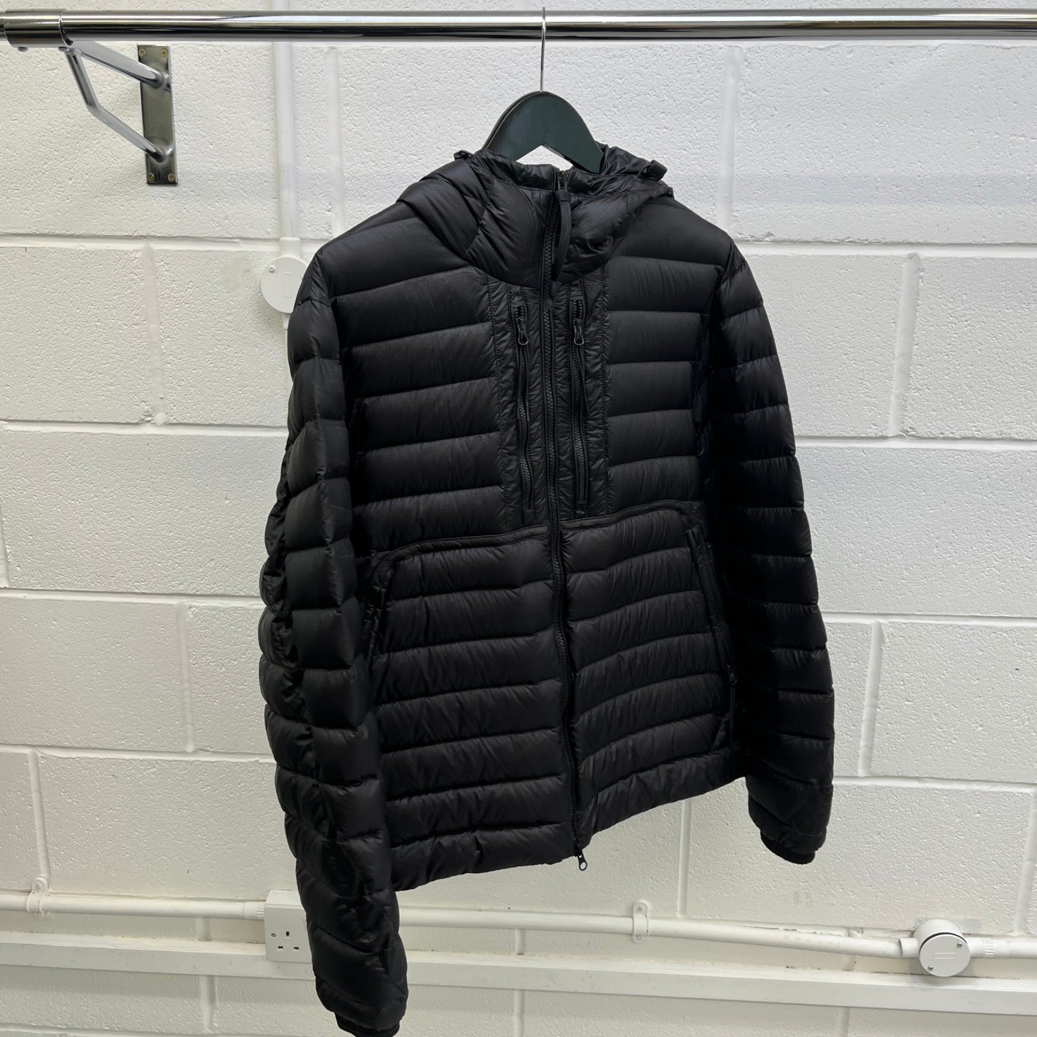 Men's D.D. Shell Goggle Down Jacket Black Size M