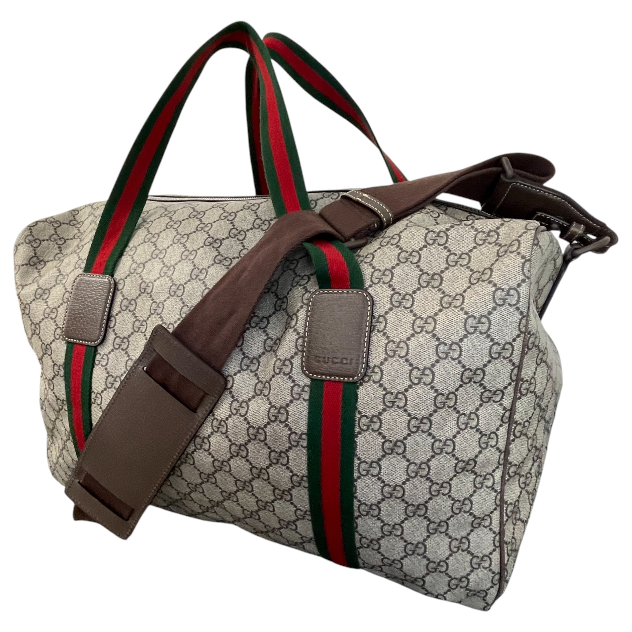 Men's Ophidia Gg-Supreme Bag Brown