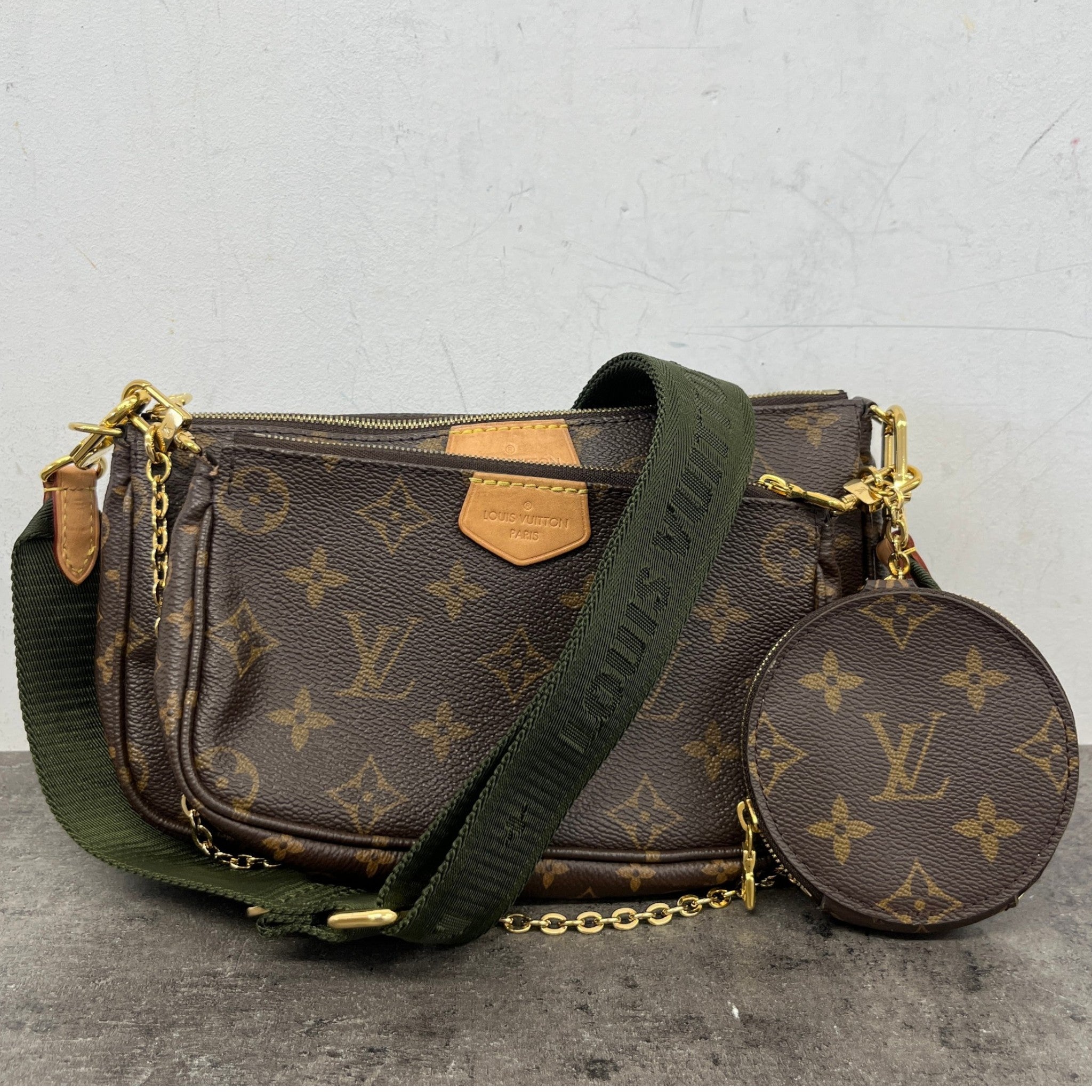 Women's Multi Pochette Bag Brown